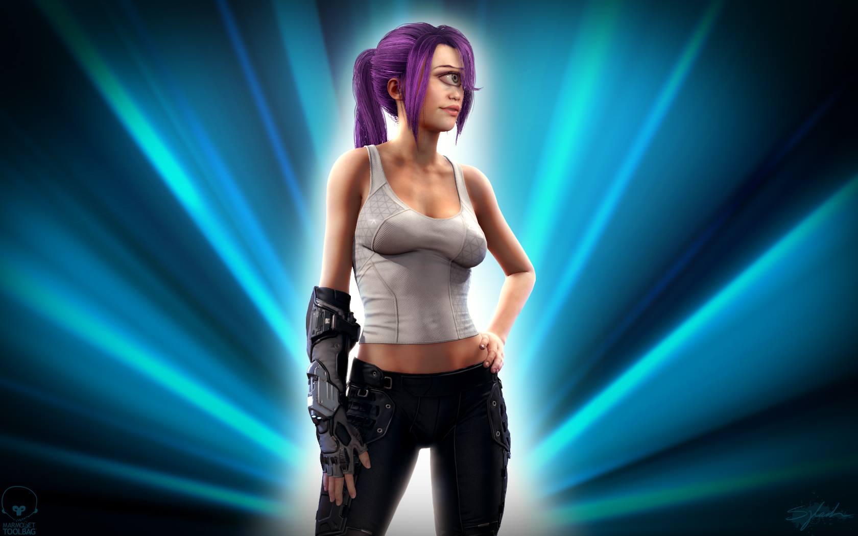 Leela render my friend did