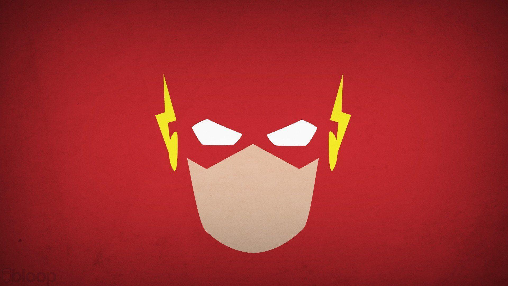 DC Comics, minimalism, simple background, The Flash, superheroes