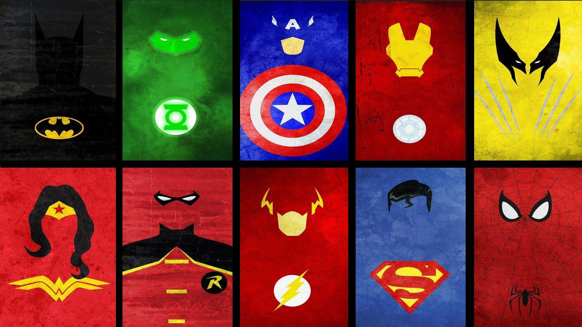 Superman DC Comics The Flash Batman Green Lantern Wallpaper