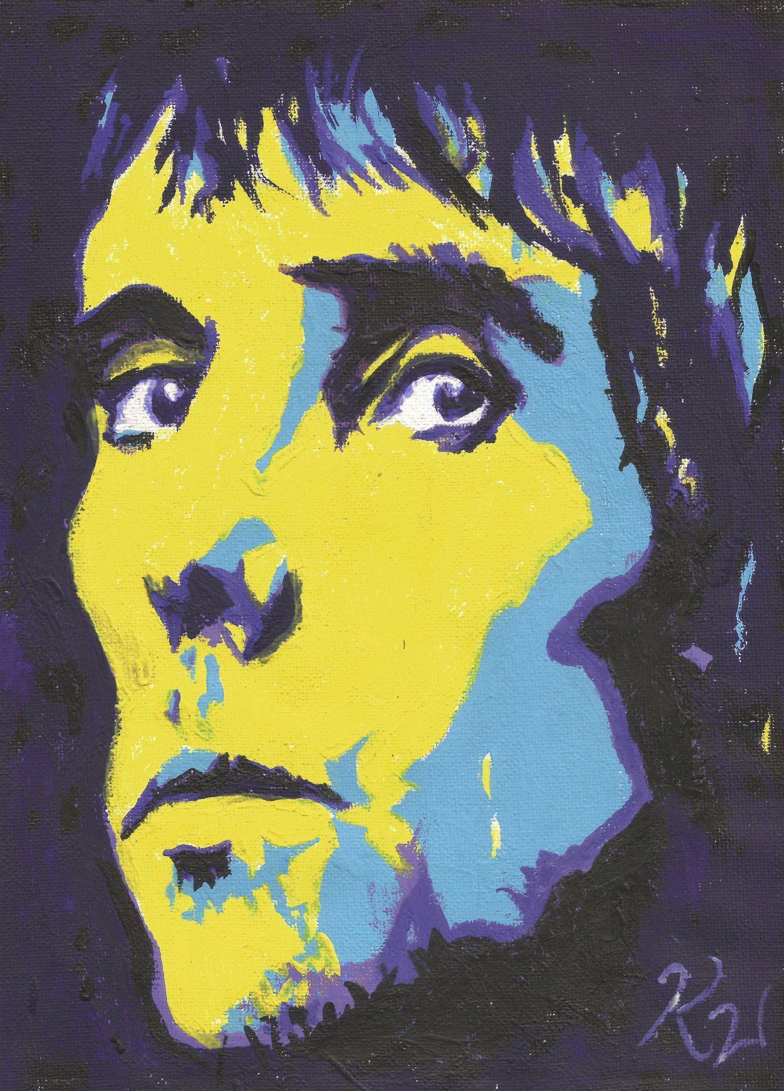 Ian Brown Popart (The Stone Roses)