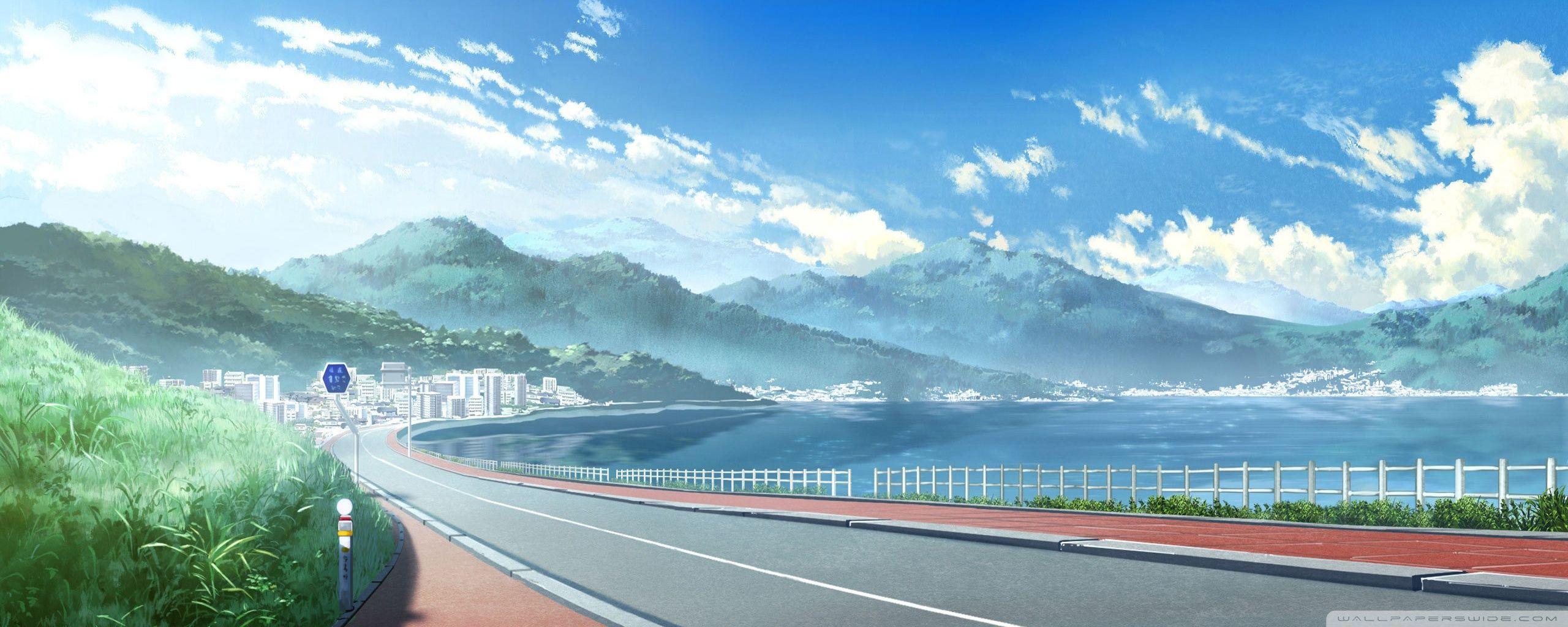 Anime Landscape HD desktop wallpaper, High Definition