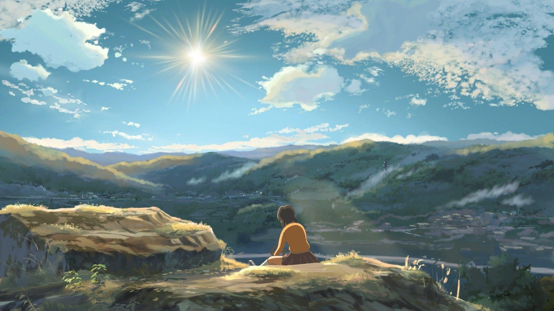 anime, Landscape, Hoshi Wo Ou Kodomo Wallpaper HD / Desktop