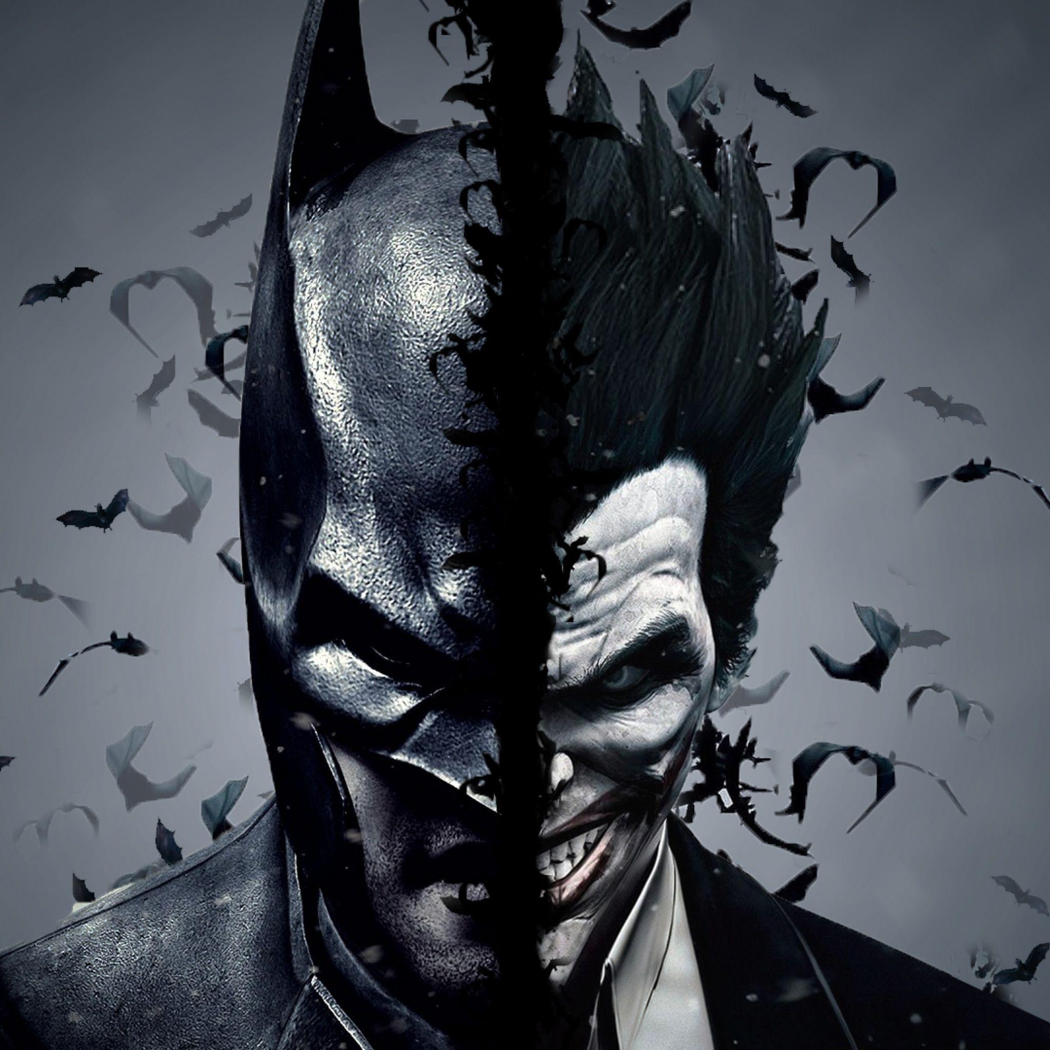 Batman Vs Joker Dual Screen iPad 1 & 2 Wallpaper
