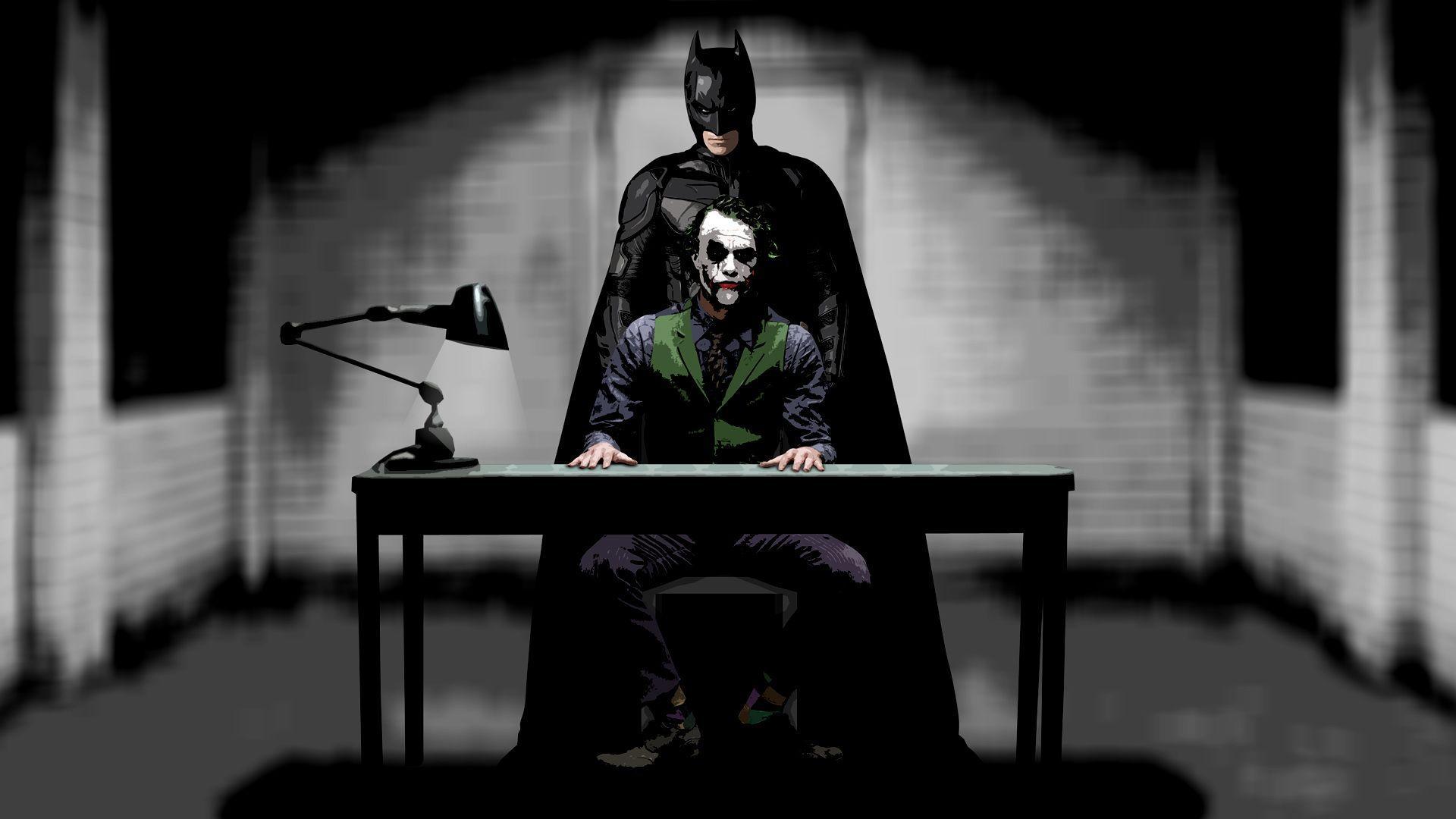 batman and joker HD wallpaper