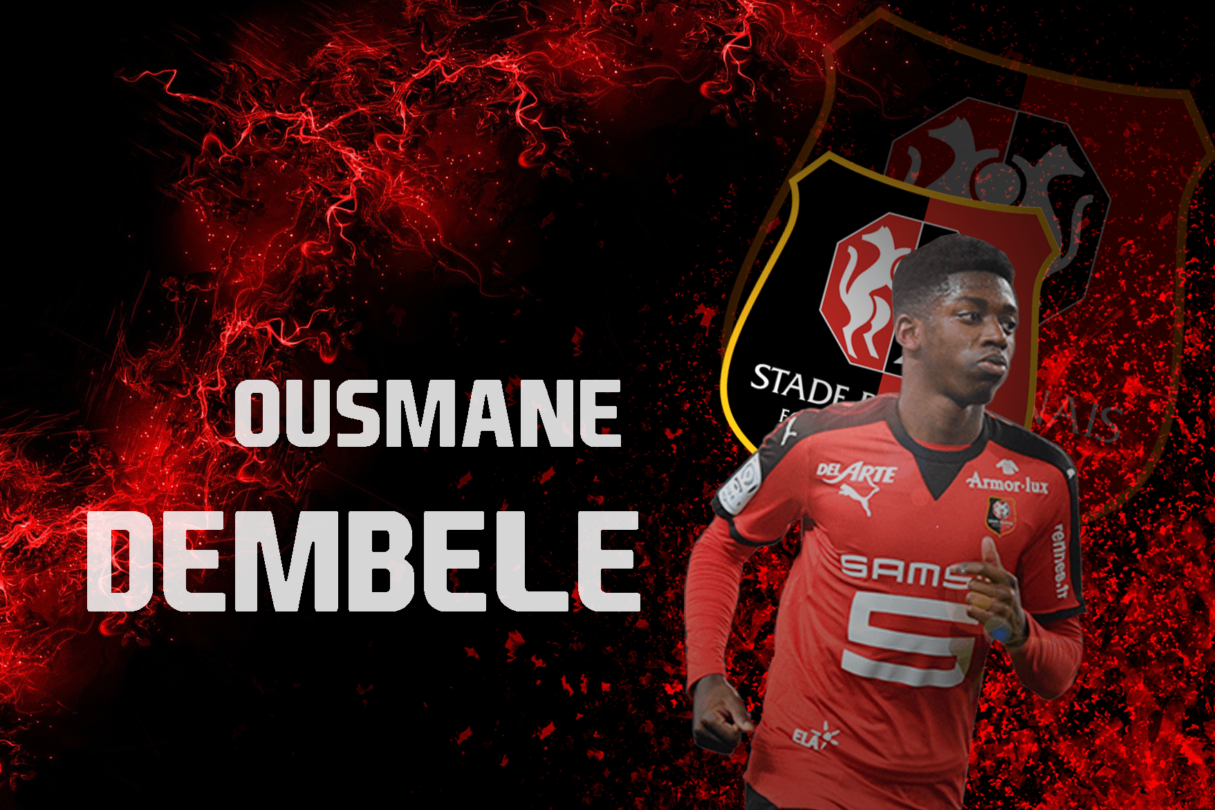 Ousmane Dembele Stade Rennais Wallpaper