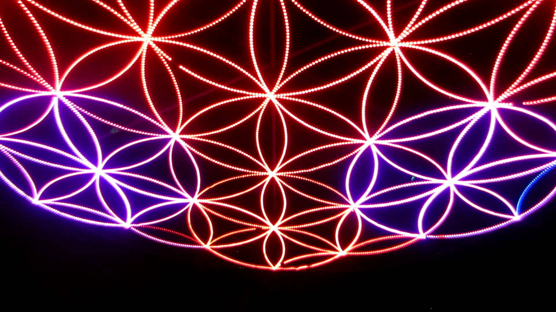 Flower of Life Art at Enchanted Forest Festival