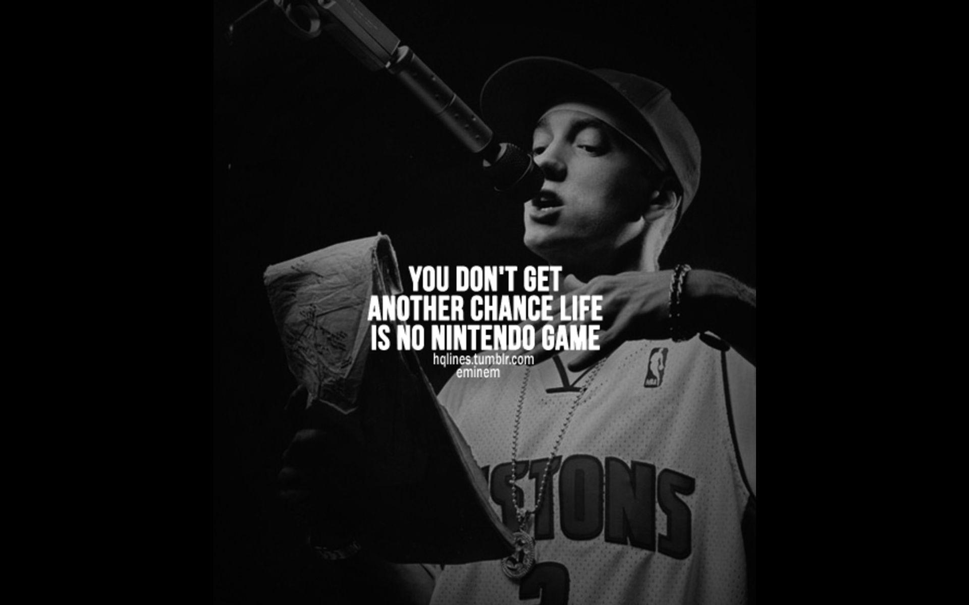 Top Eminem Quotes Pic In High Quality GOLDWALL