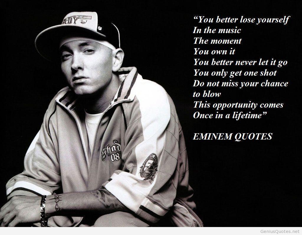 Eminem quotes with image and tumblr eminem quotes