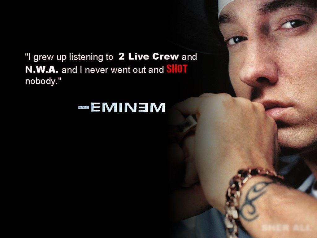New Eminem Quotes Wallpaper • dodskypict