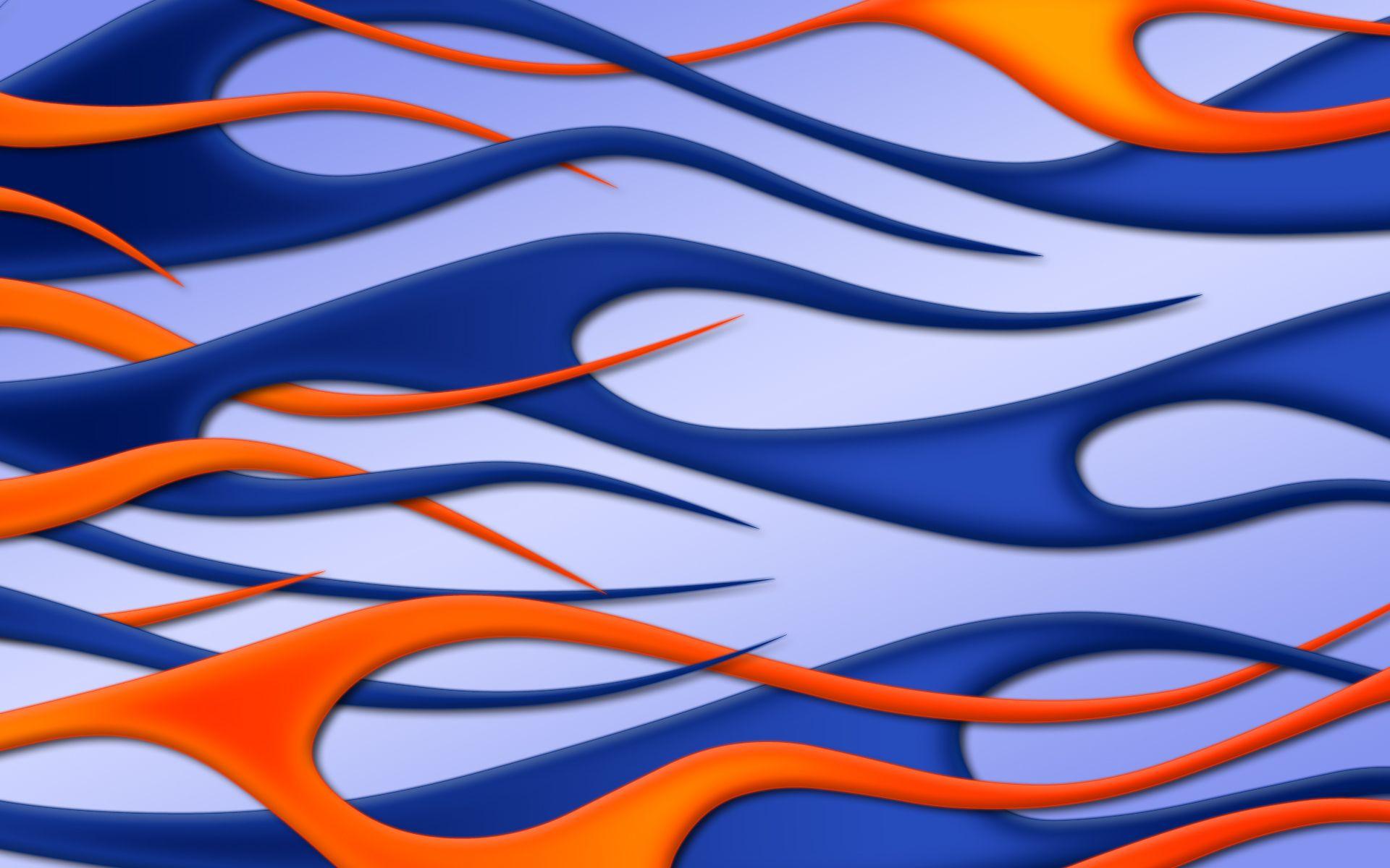 Blue And Orange Background Free