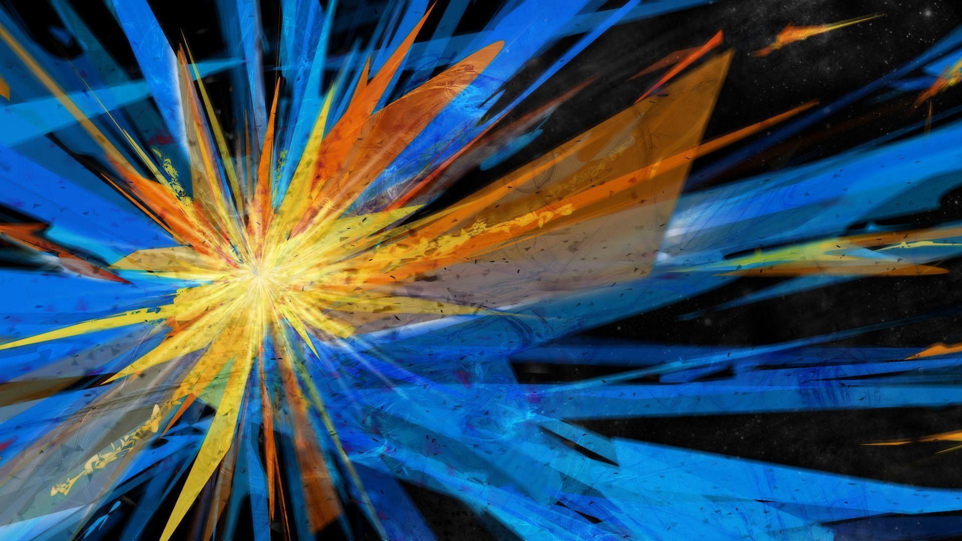 Colorful explosion Full HD Wallpaper and Backgroundx1080
