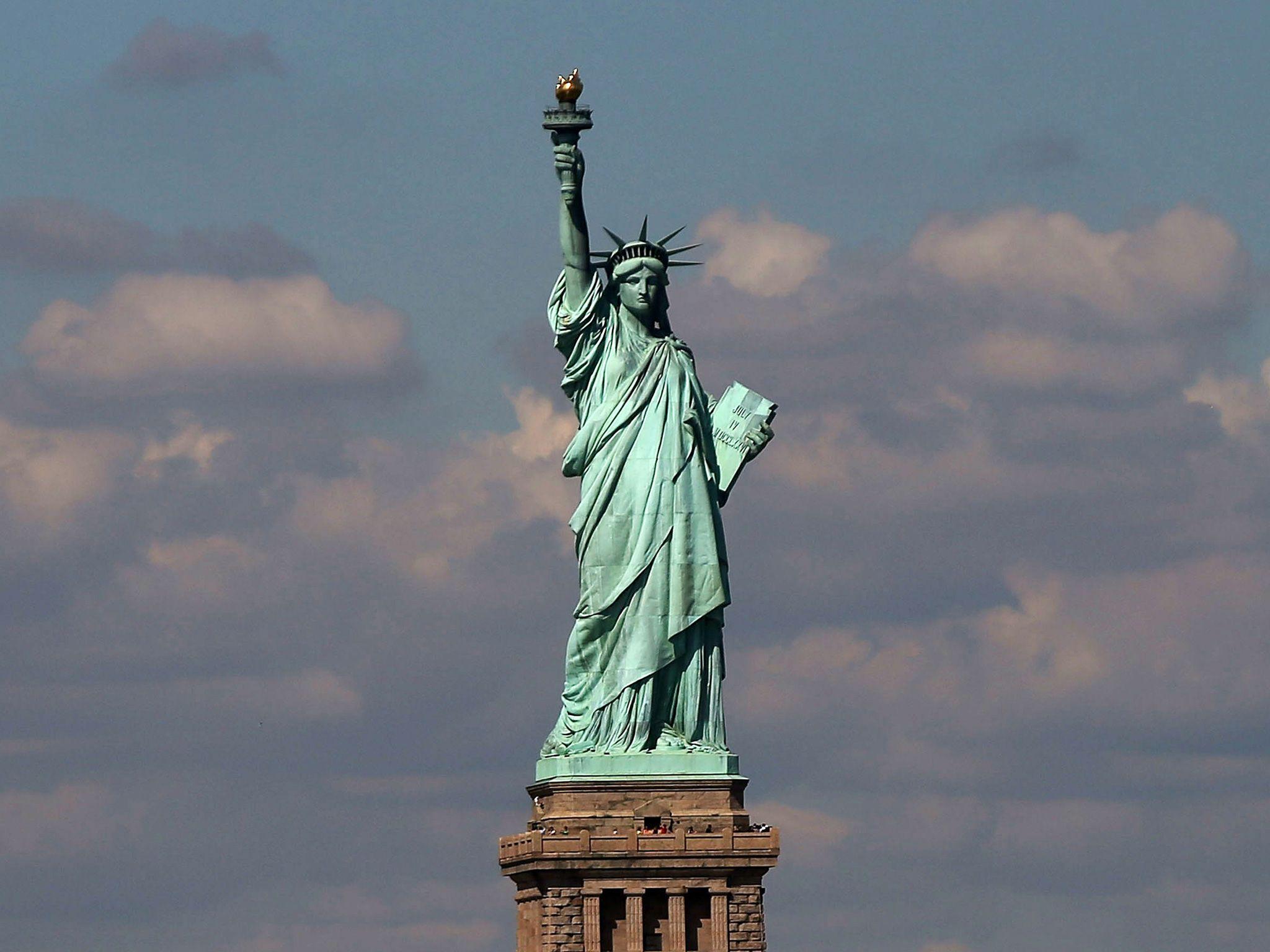 The Statue of Liberty was originally conceived to be Muslim