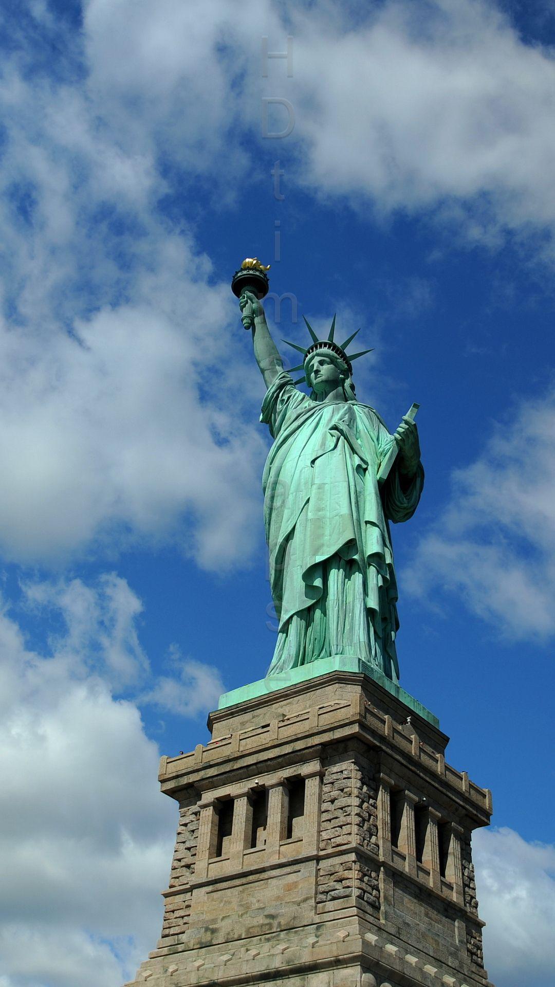 Ultra HD 4K Video Time Lapse Stock Footage of Liberty