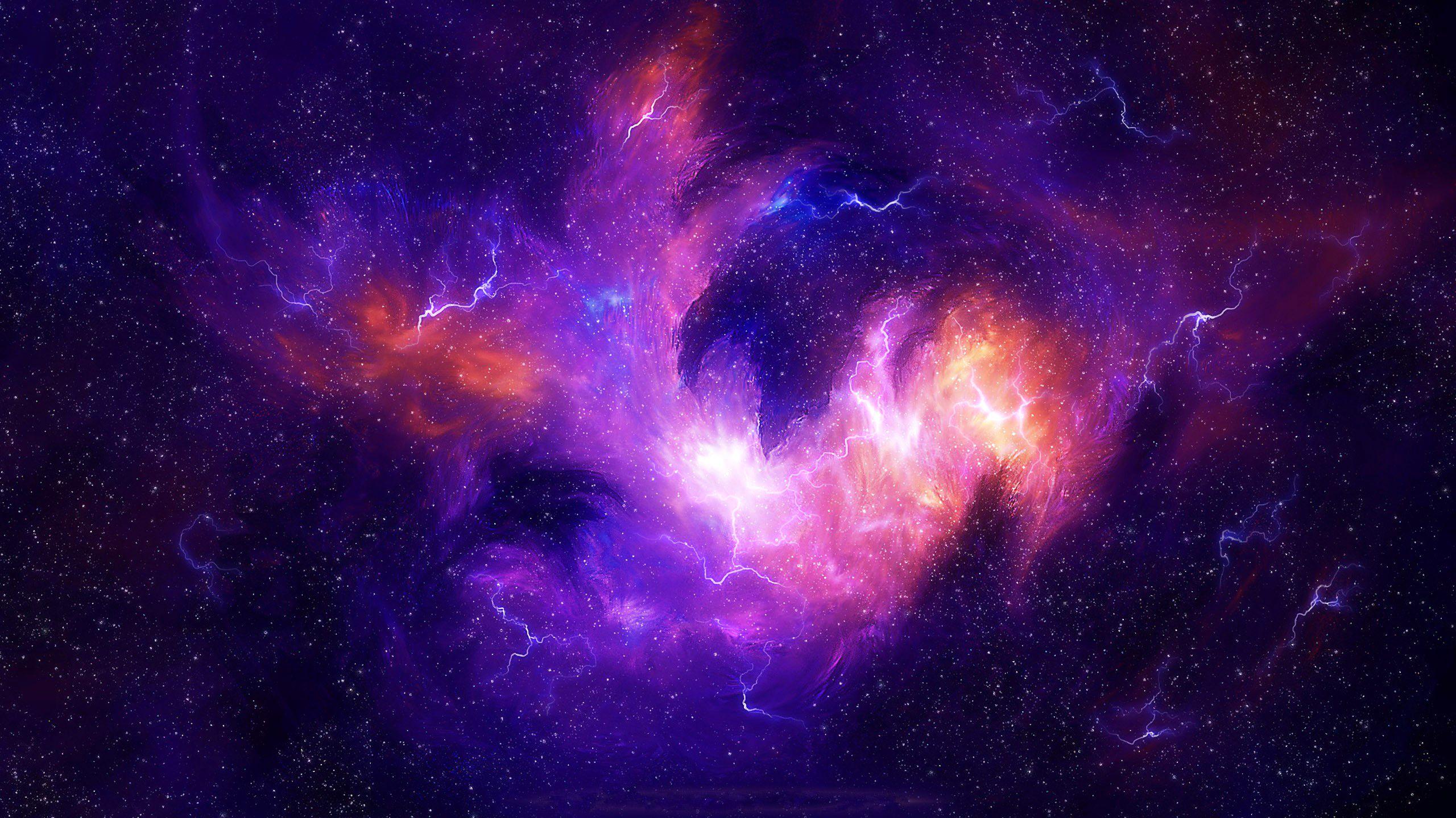 Space Storm Full HD Wallpaper and Background Imagex1440