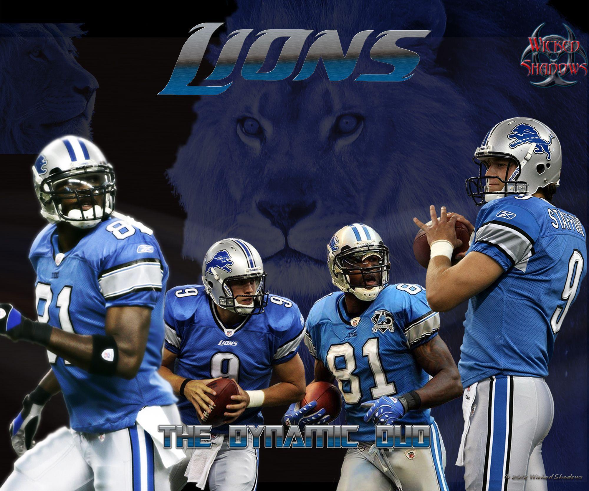 Wallpaper By Wicked Shadows: Calvin Johnson and Matthew Stafford