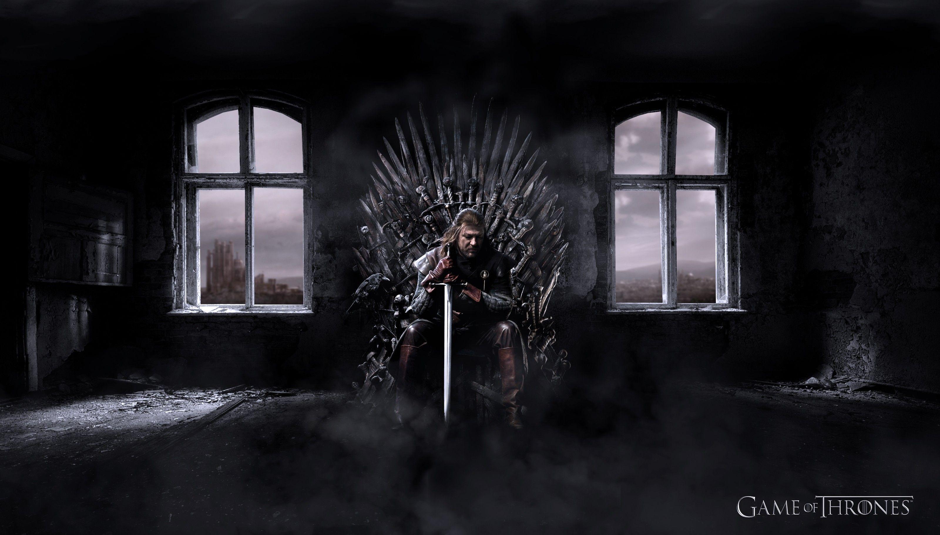 Game Of Thrones, Ned Stark, Iron Throne Wallpaper HD / Desktop