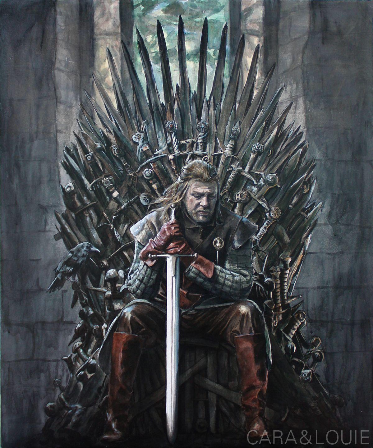 Paintings on the Side: Ned Stark from Game of Thrones