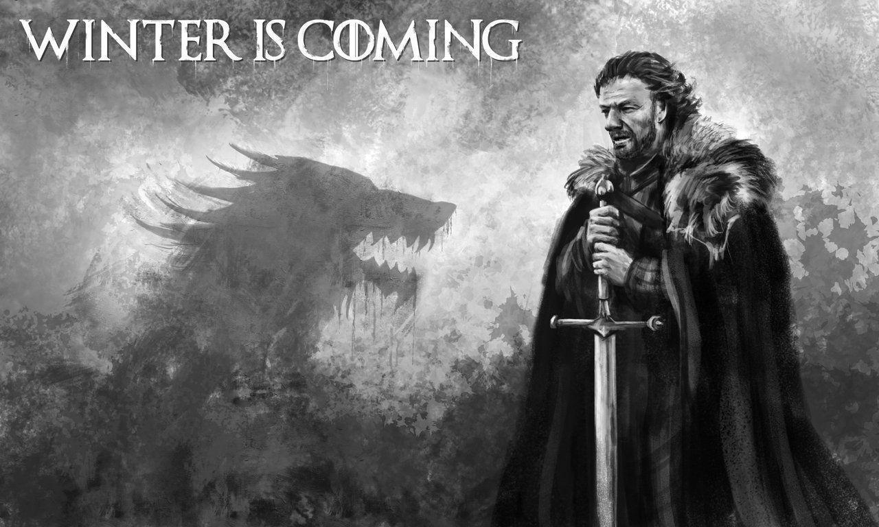 Winter is Coming Stark Wallpaper