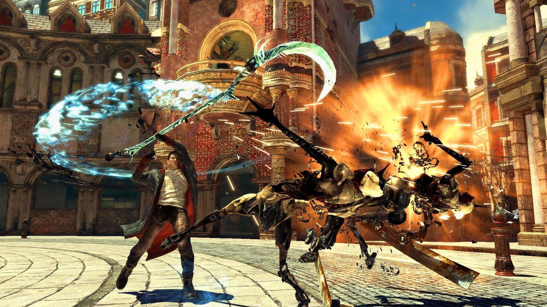 Devil May Cry 5 Fight Scene Widescreen Wallpaper. Wide Wallpaper.NET