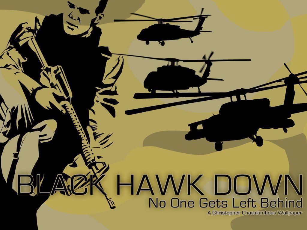 Black Hawk Down By Graffiti Artist