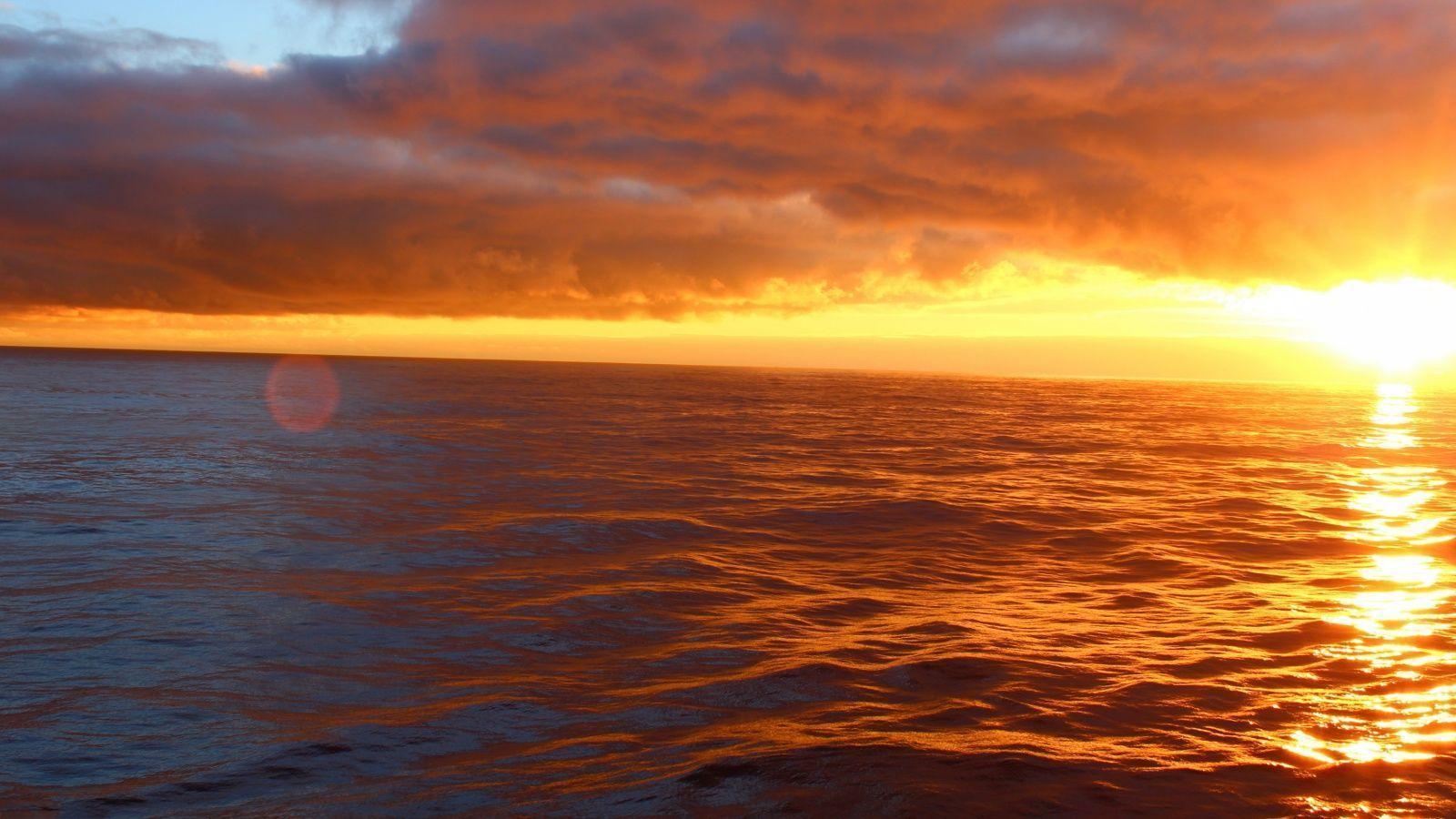 Ocean Sunset HD wallpaperx900