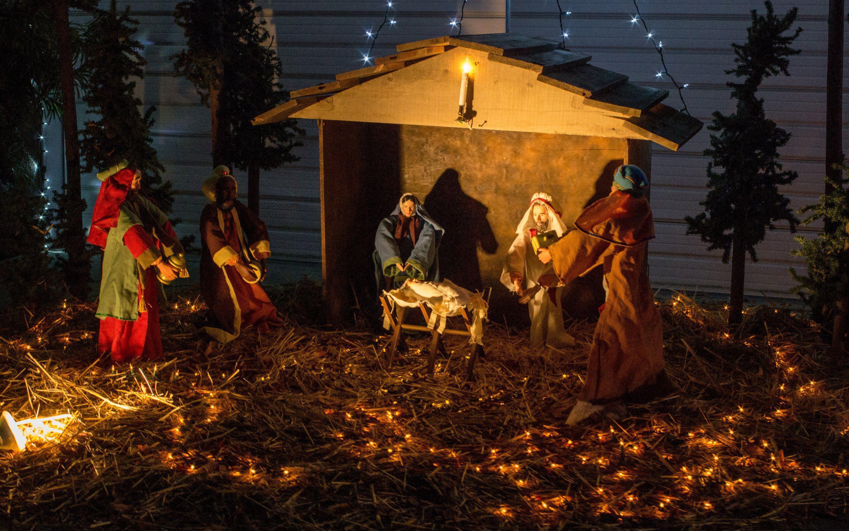 Nativity Scene Wallpaper in HD, 4K and wide sizes