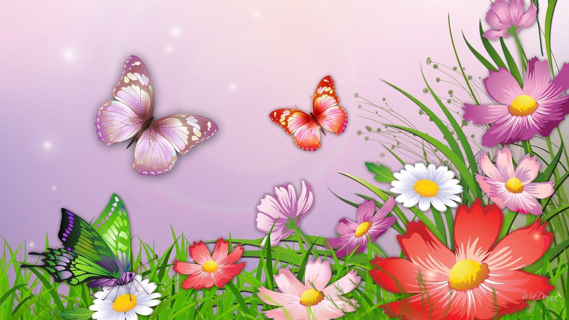 Butterflies HD Wallpaper