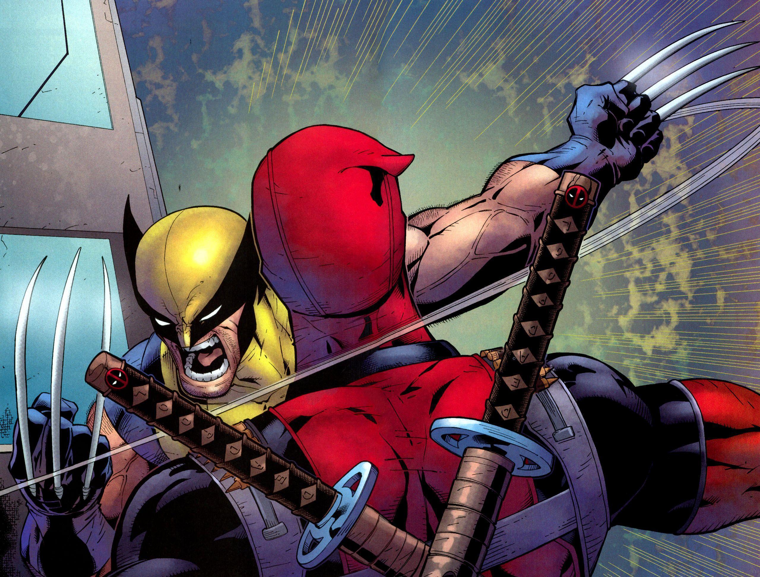 Deadpool Vs. Wolverine Comic Wallpapers