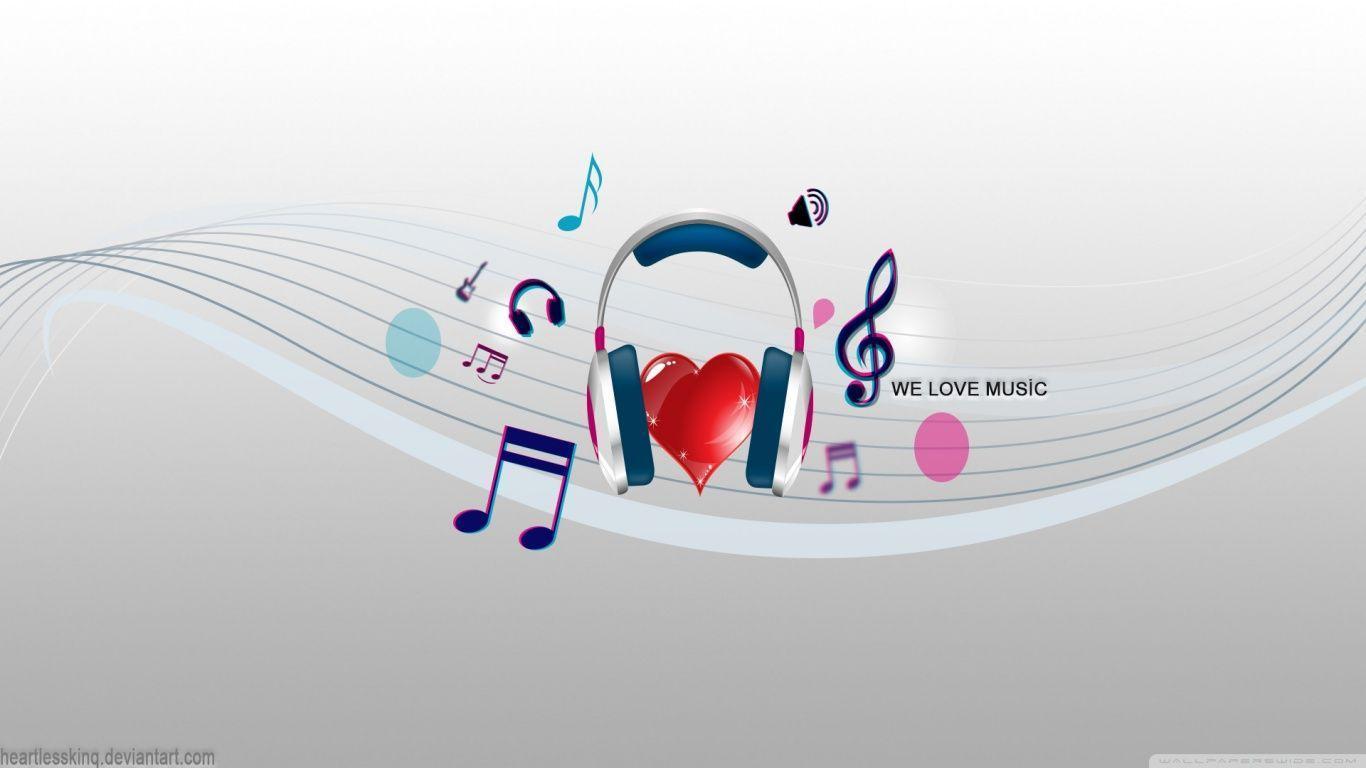 WE LOVE MUSIC HD desktop wallpaper, High Definition