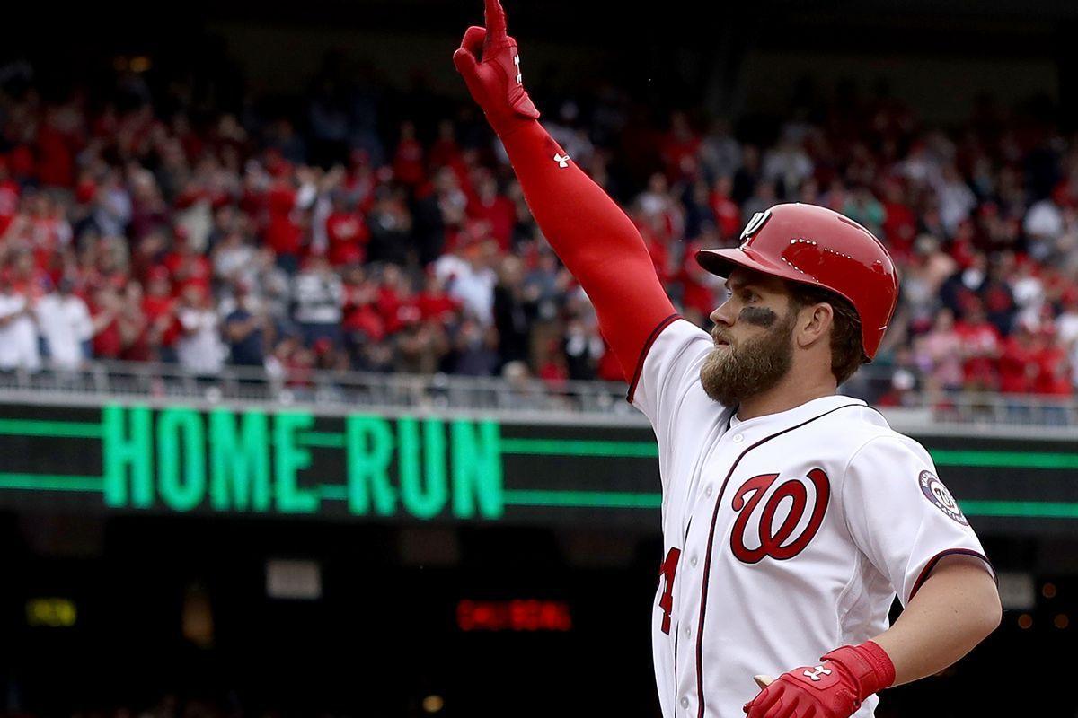 Bryce Harper homers on Opening Day for Washington Nationals' first