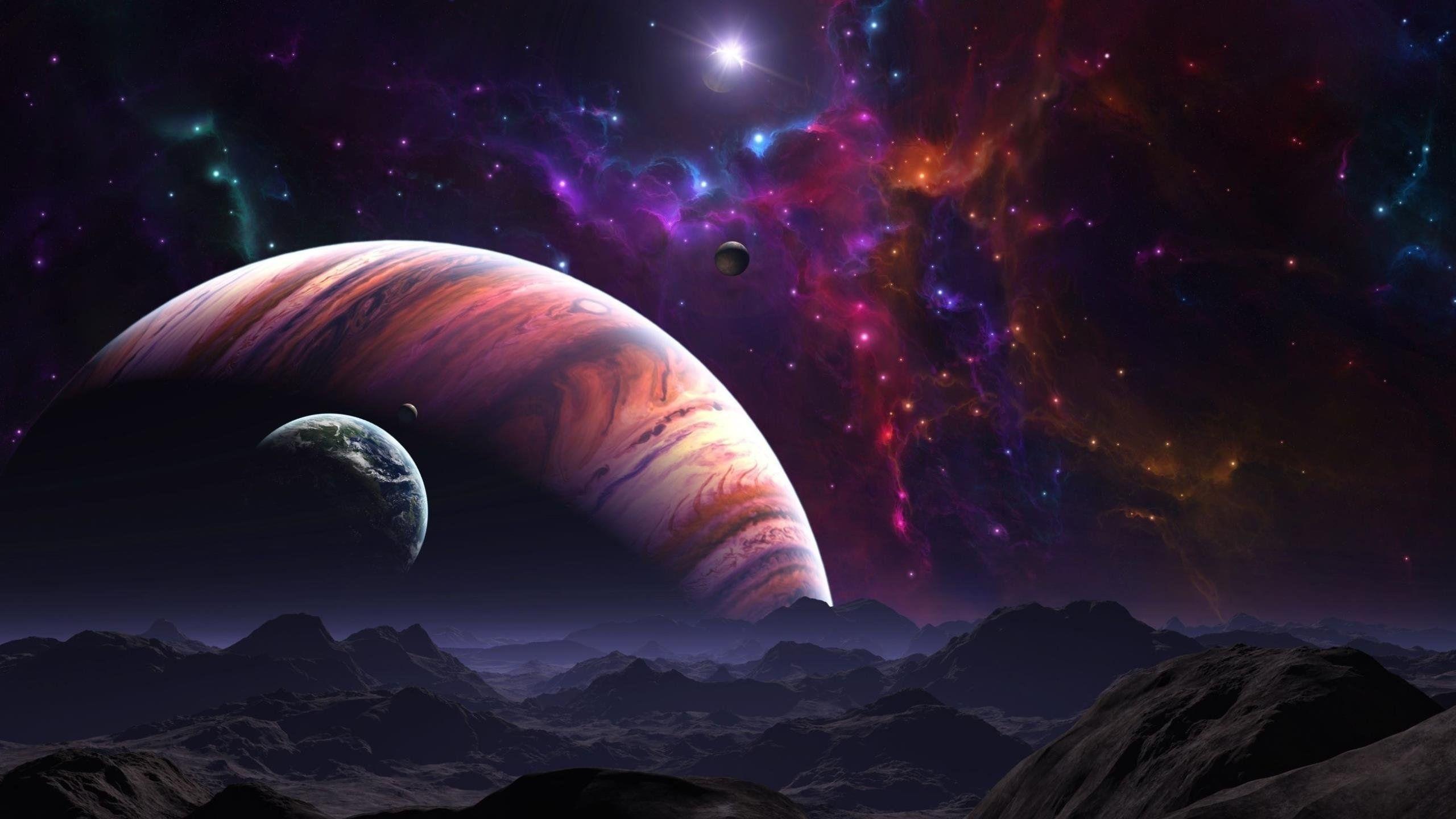 Space planet galaxy planets star stars univers wallpaper
