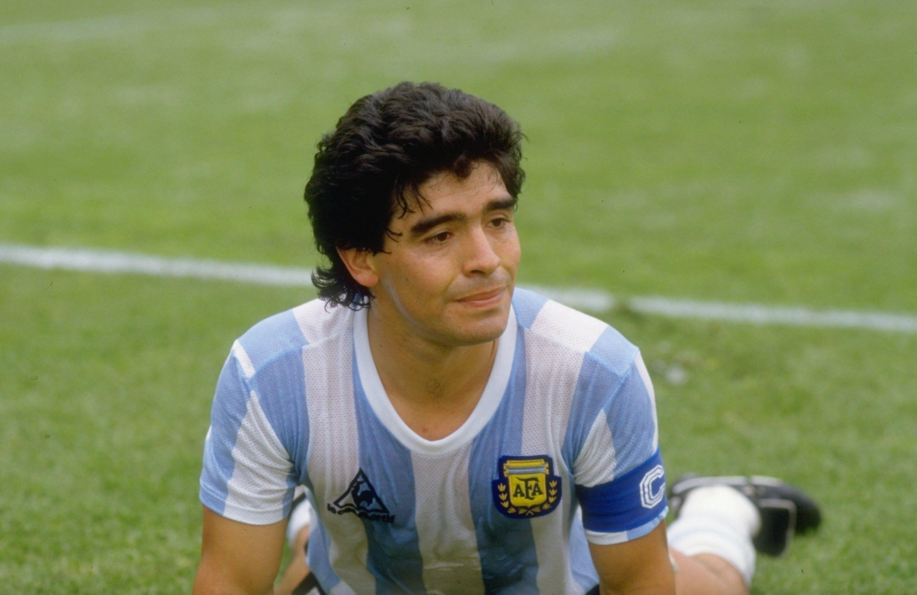 Diego Maradona of Argentina. Diego Maradona Wallpaper