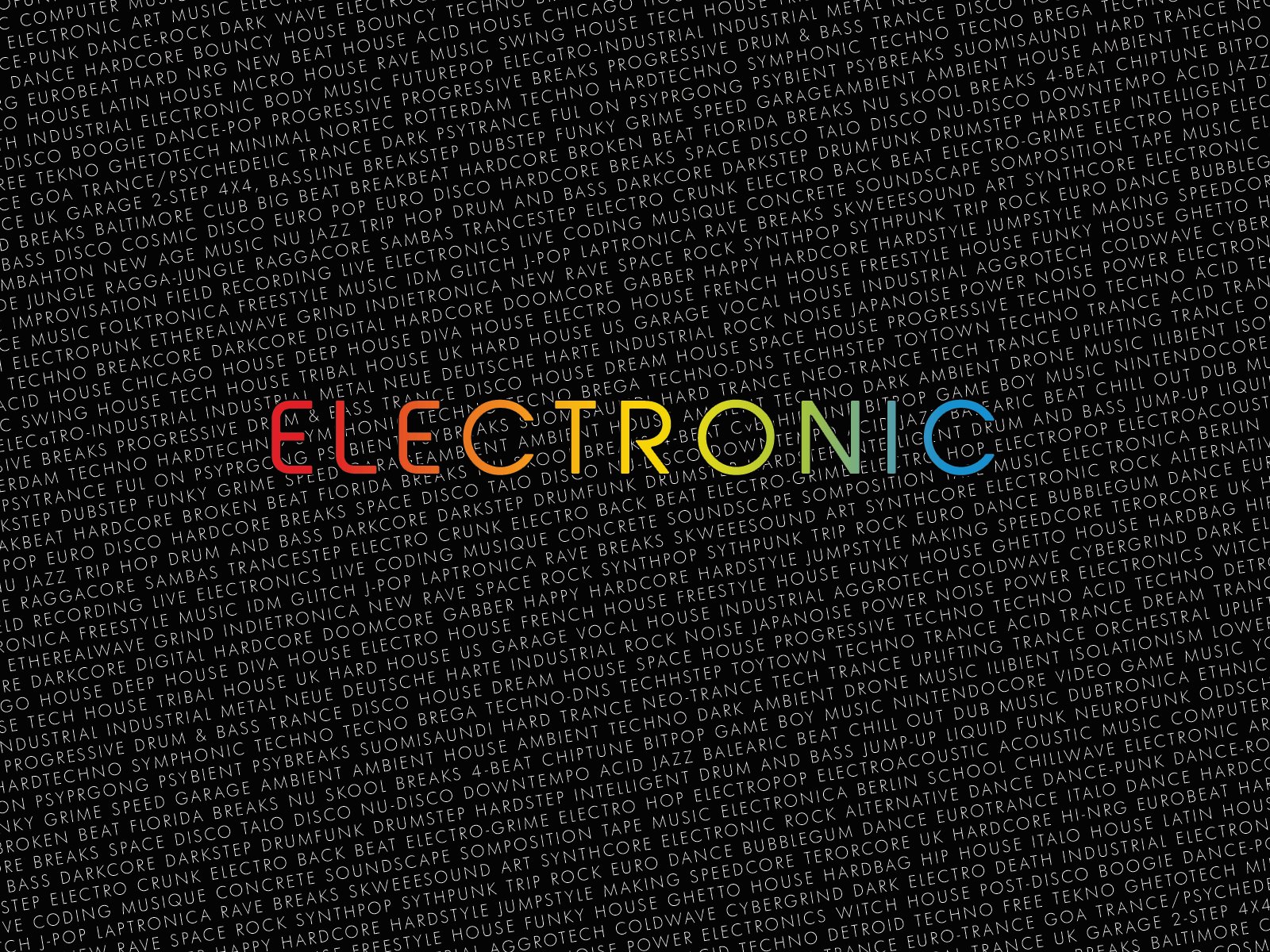 Electronic Music Wallpaper