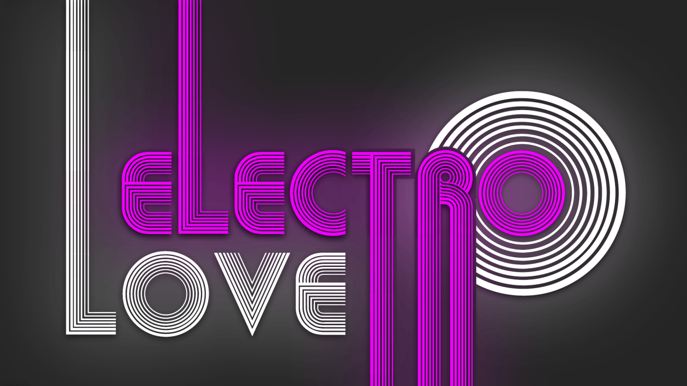 Electro Love desktop PC and Mac wallpaper