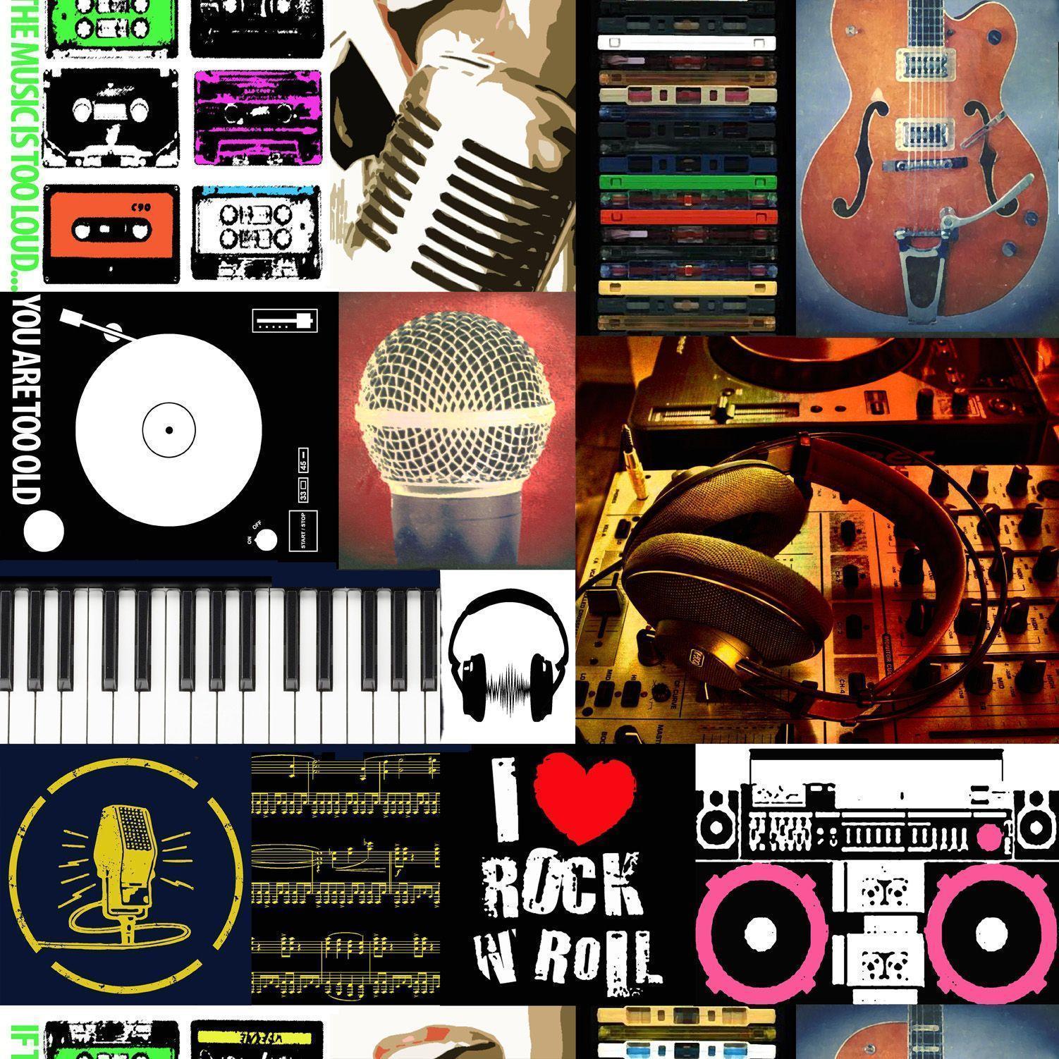 I Love Rock & Roll by Albany, Wallpaper Direct