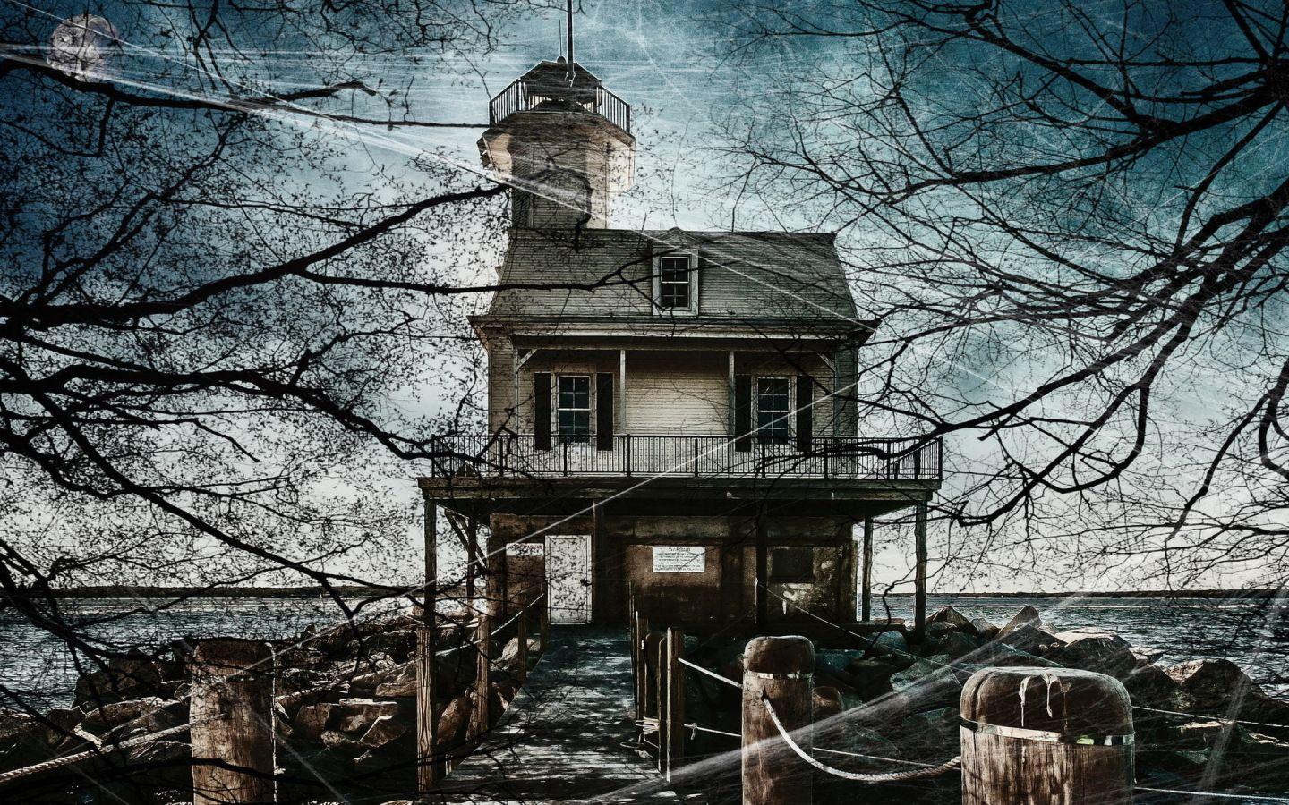 Creepy Old House fantasy eery house dark HD wallpaper  Peakpx