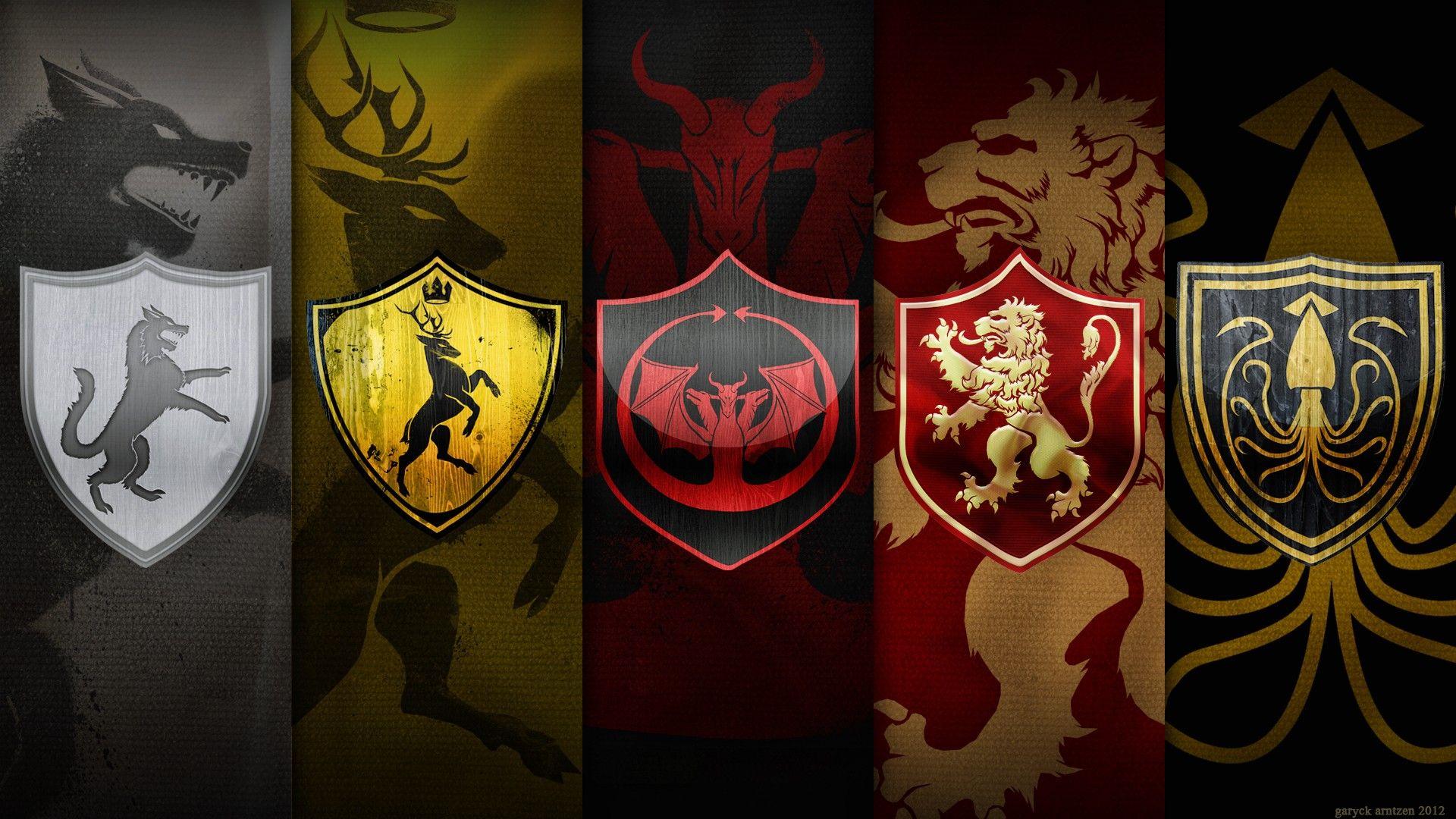 Game of thrones emblems wallpaper. Wallpaper Wide HD