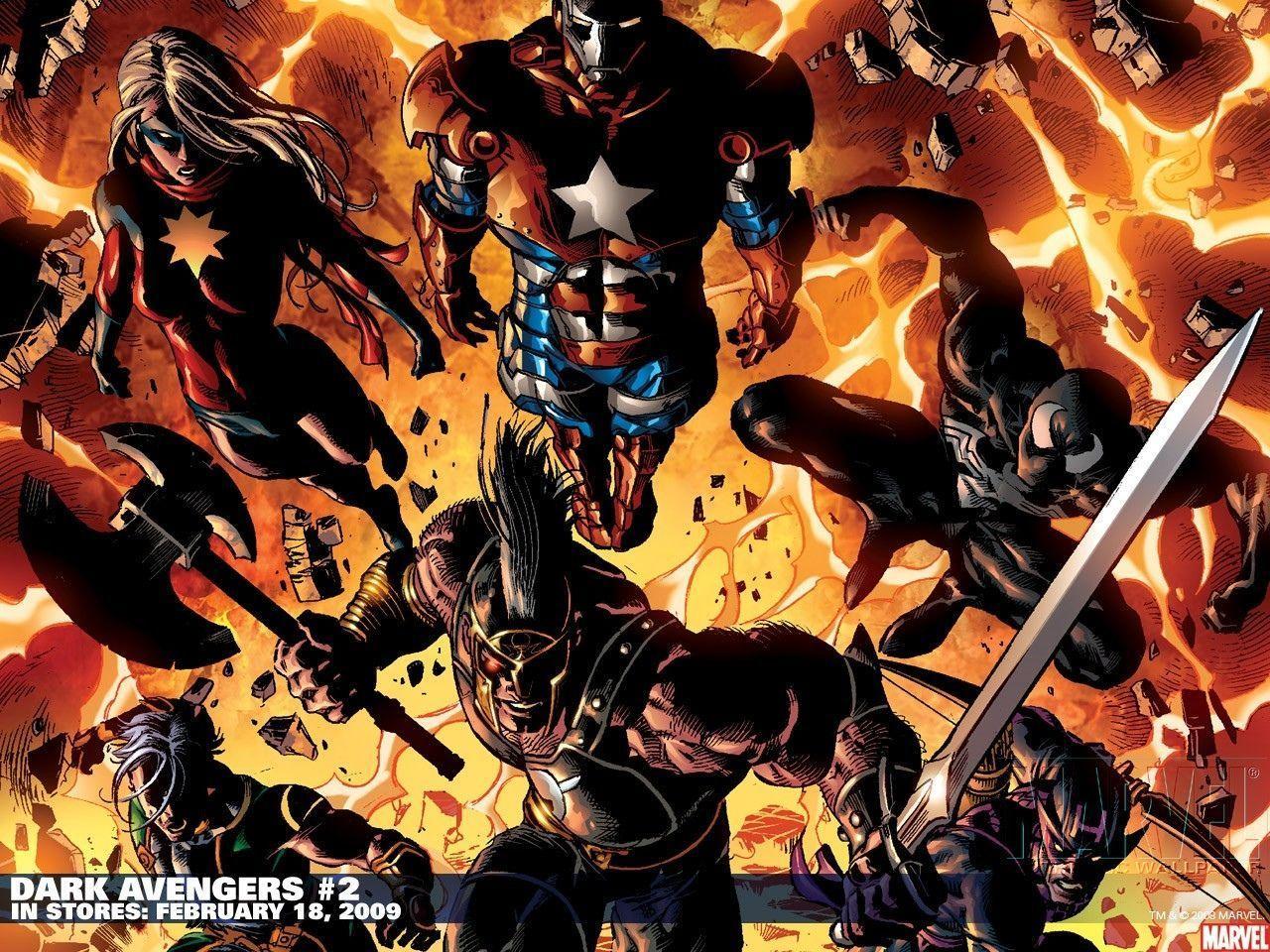 Dark Avengers Comic Wallpaper