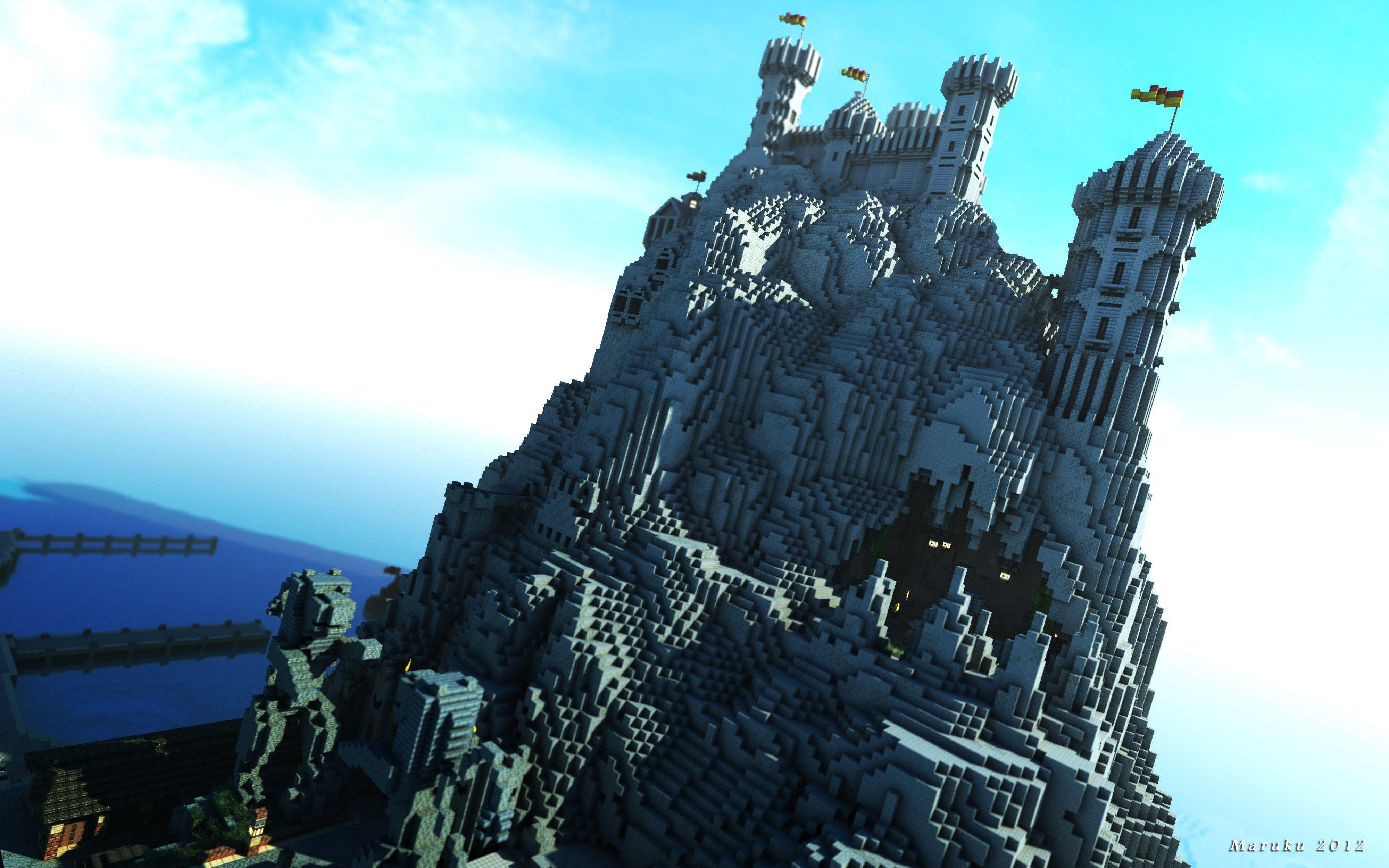 Minecraft, Game of Thrones, westeros, Casterly Rock wallpaper