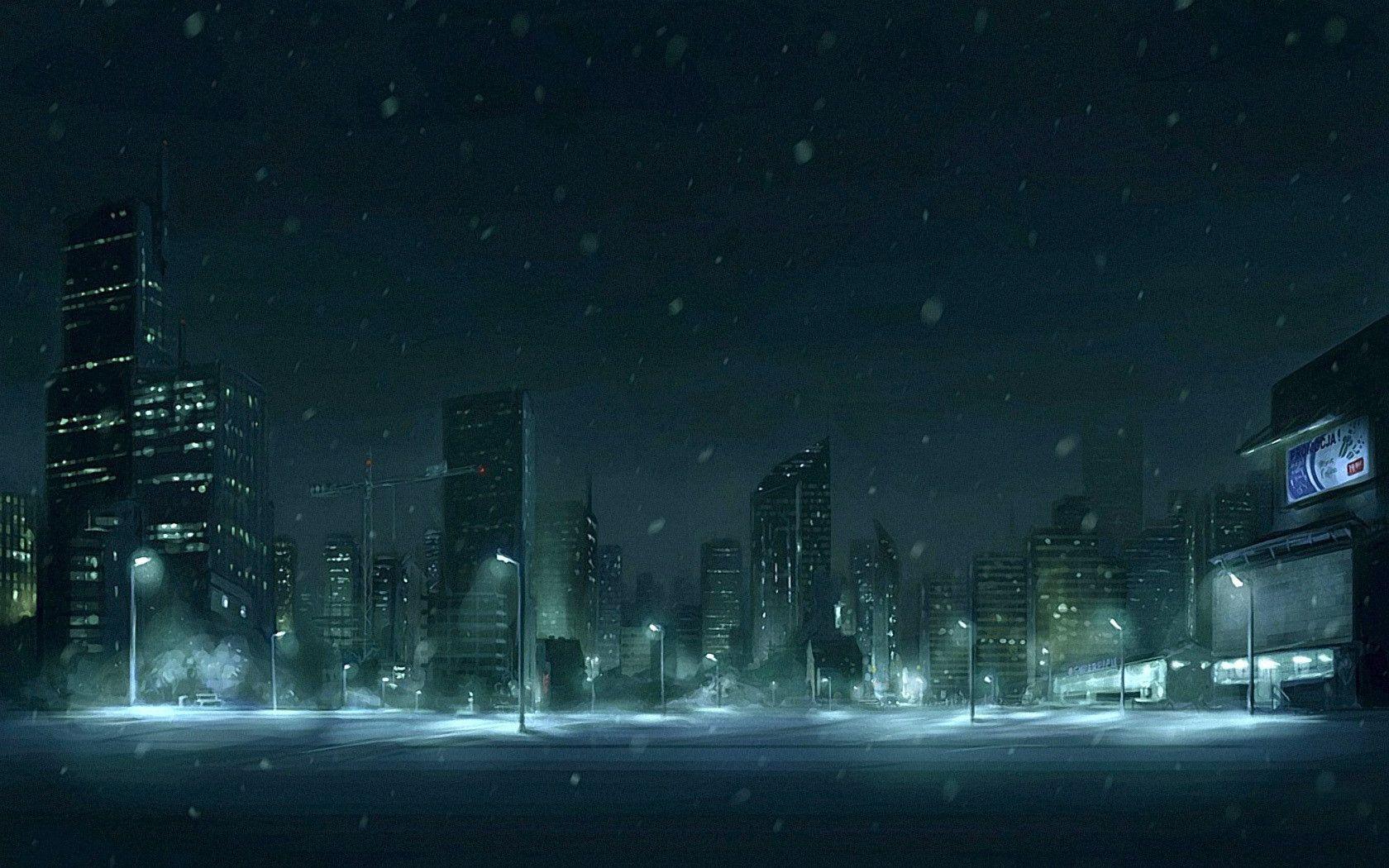 Winter city [1680x1050]