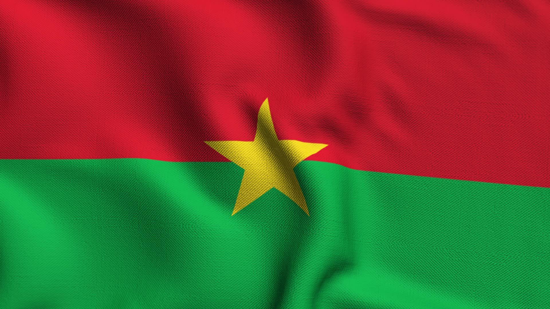 Video: Burkina Faso Weave Textured Flag Loop