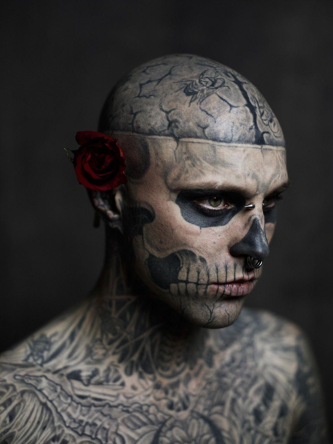 men, #face, #looking away, #Rico the Zombie, #pierced nose