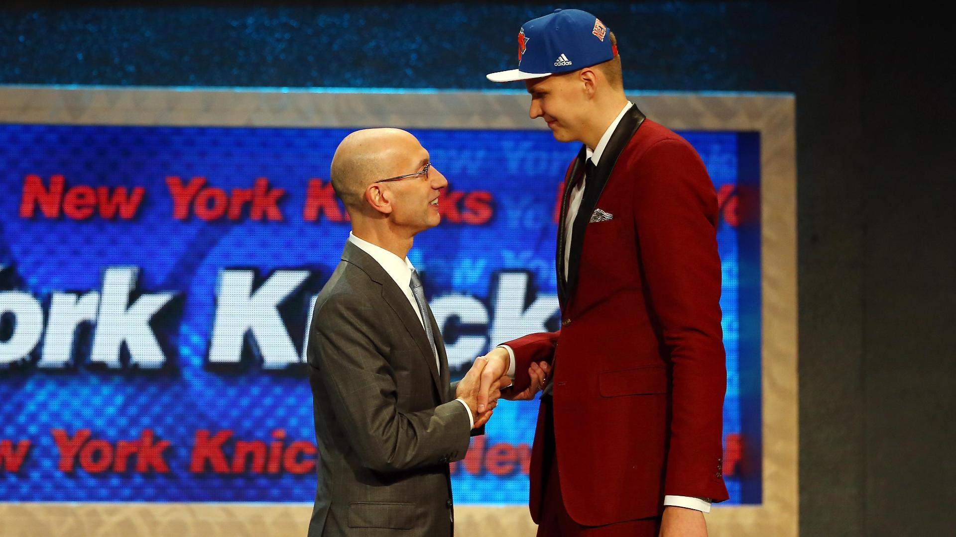 Knicks make Kristaps Porzingis fourth overall pick in NBA draft