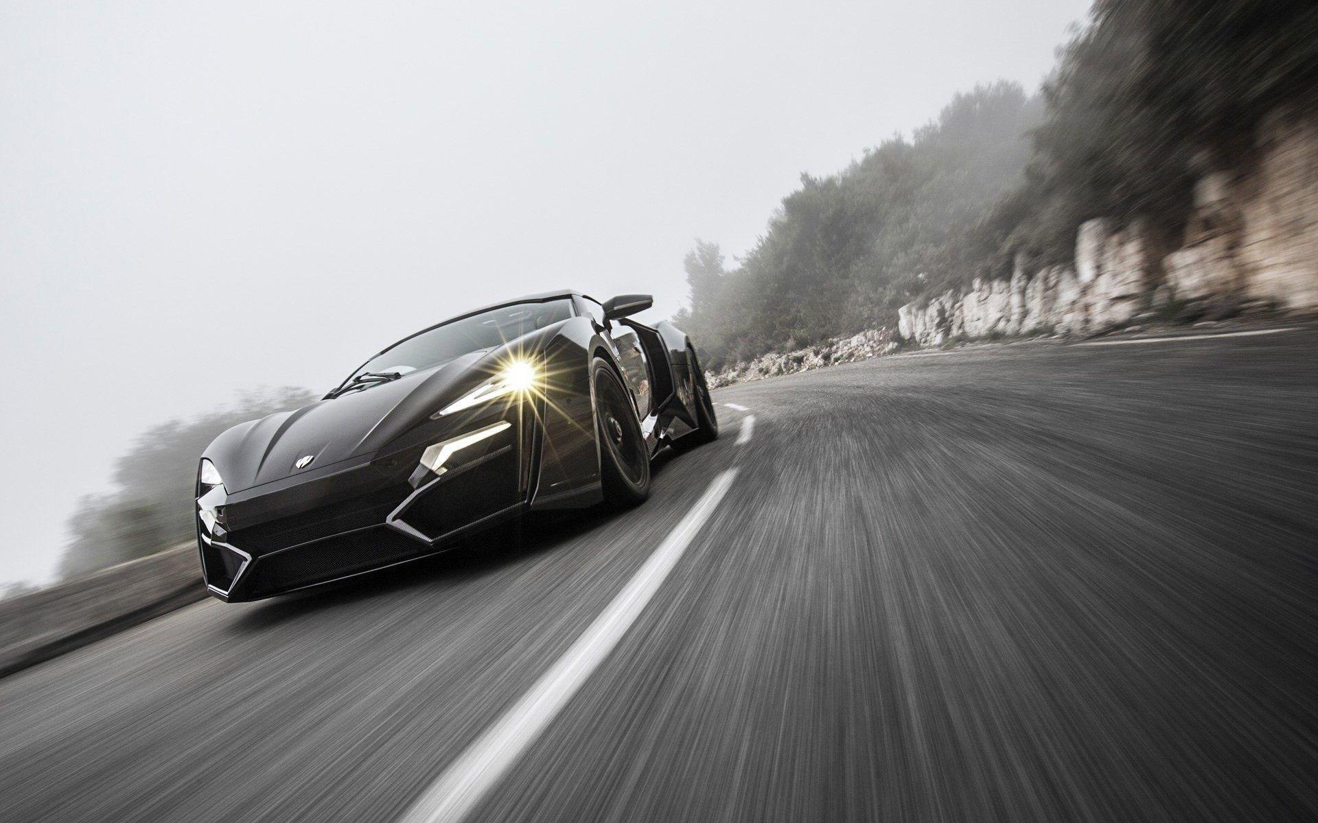 Lykan Hypersport Black Car Wallpaper For Desktop