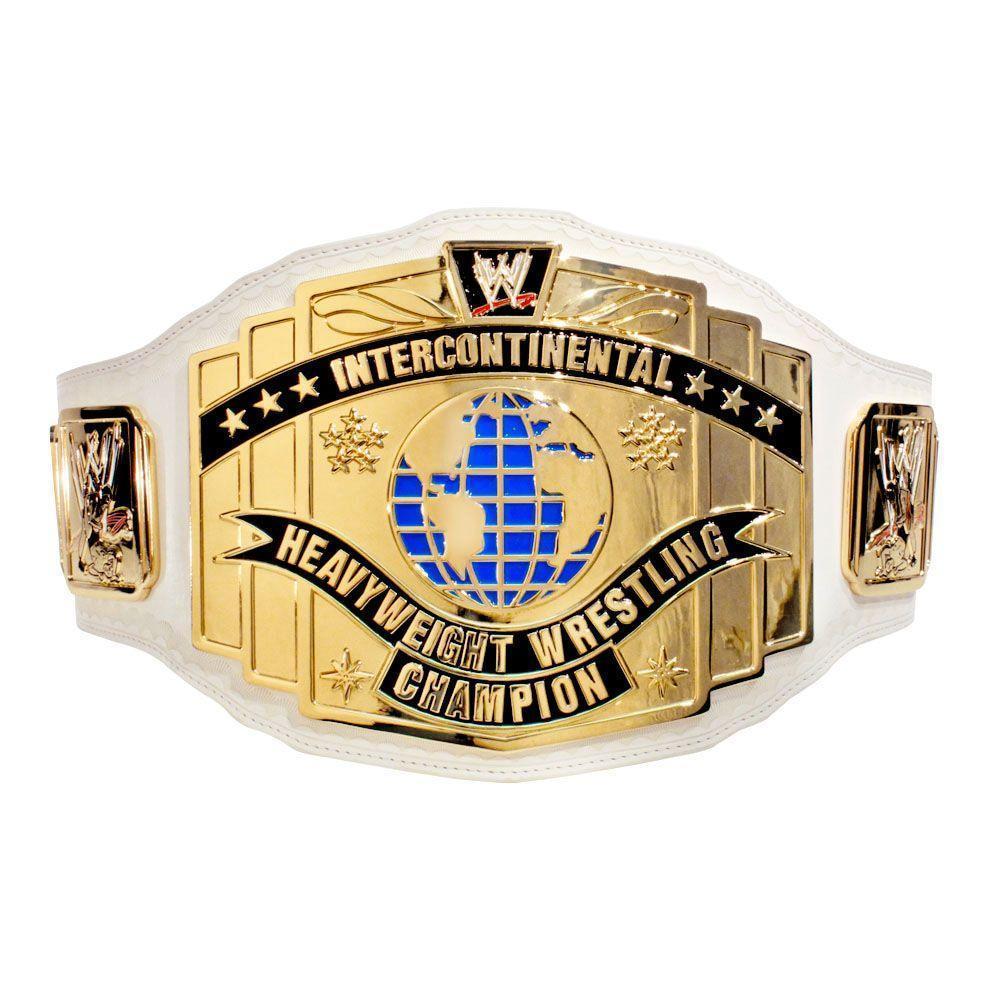 WWE White Intercontinental Championship Replica Title Belt