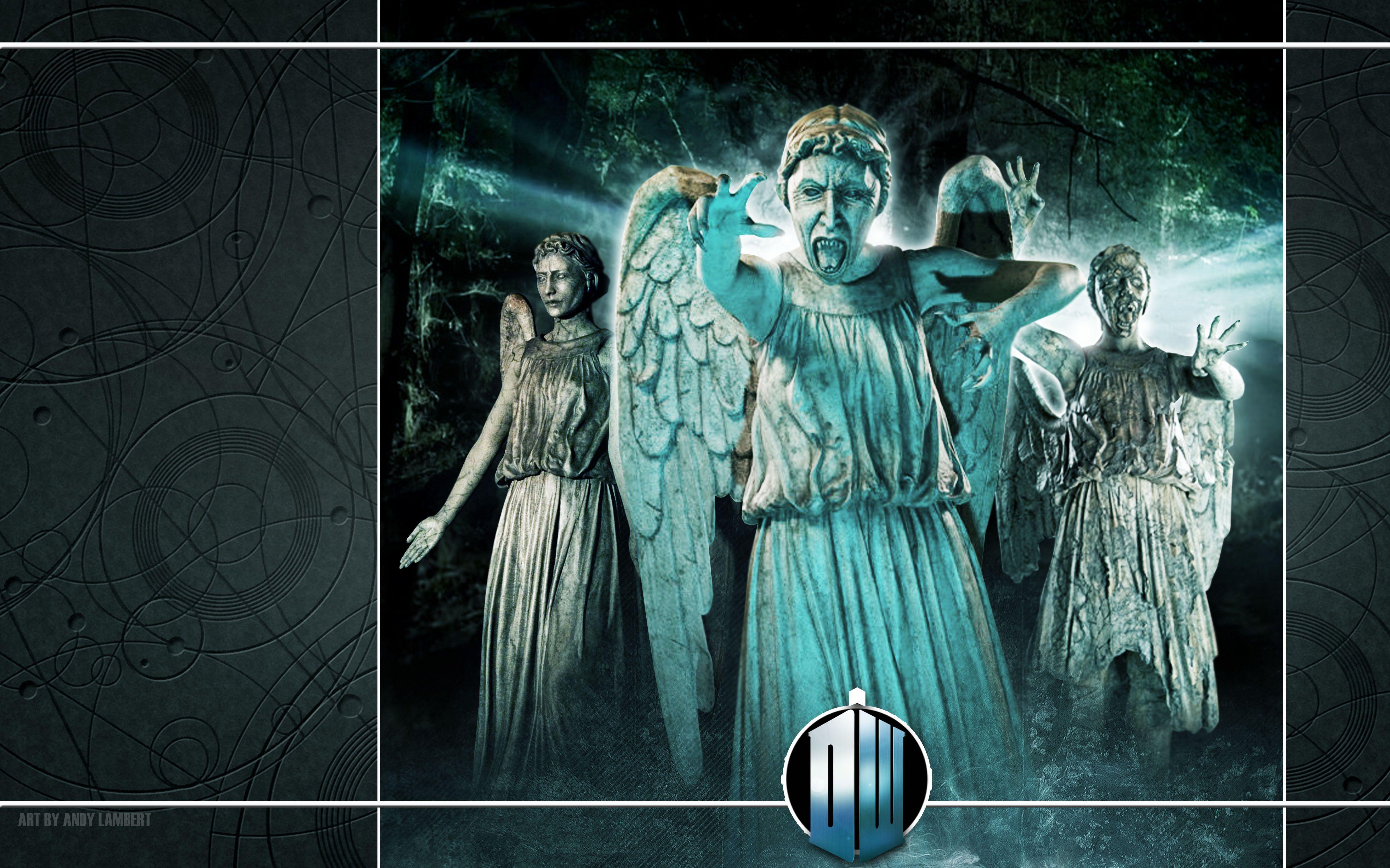weeping angel, Doctor Who wallpaper
