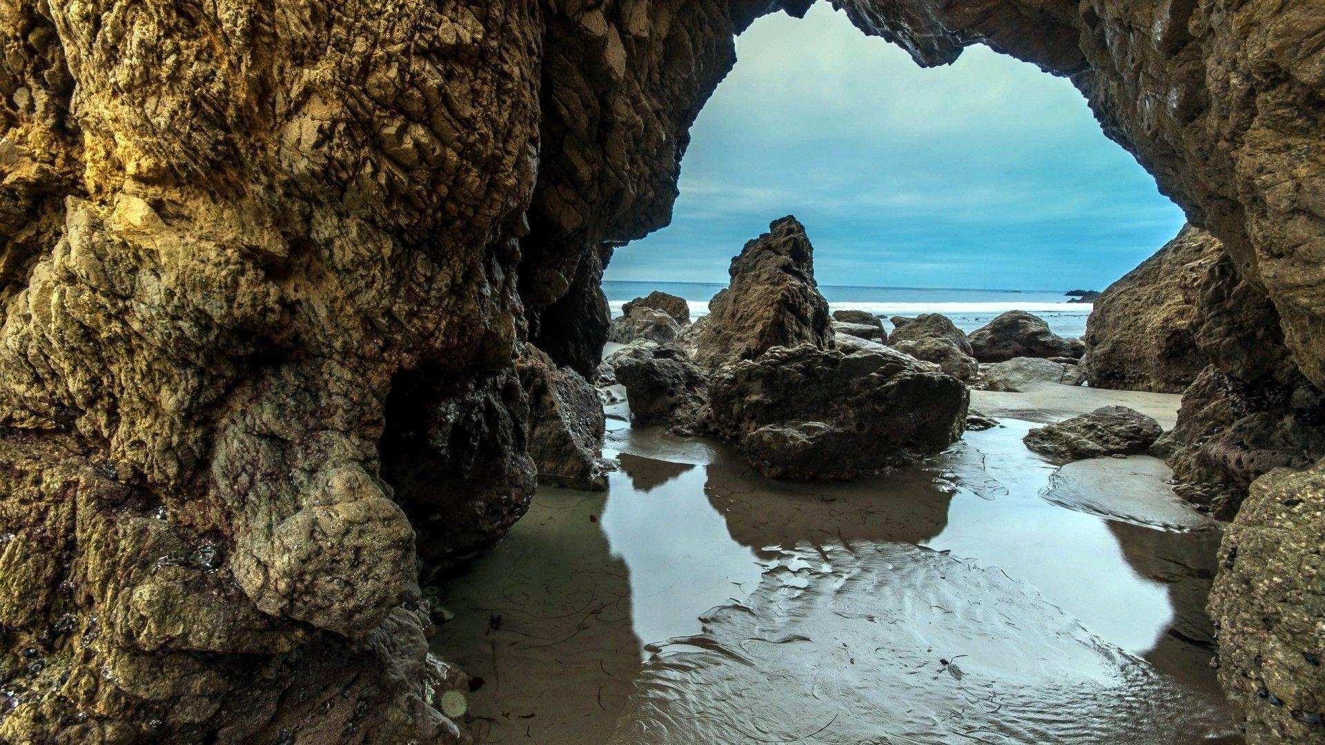 Beaches: Rocks Seashore Sea Amazing Landscapes Cliffs Beach Cavern