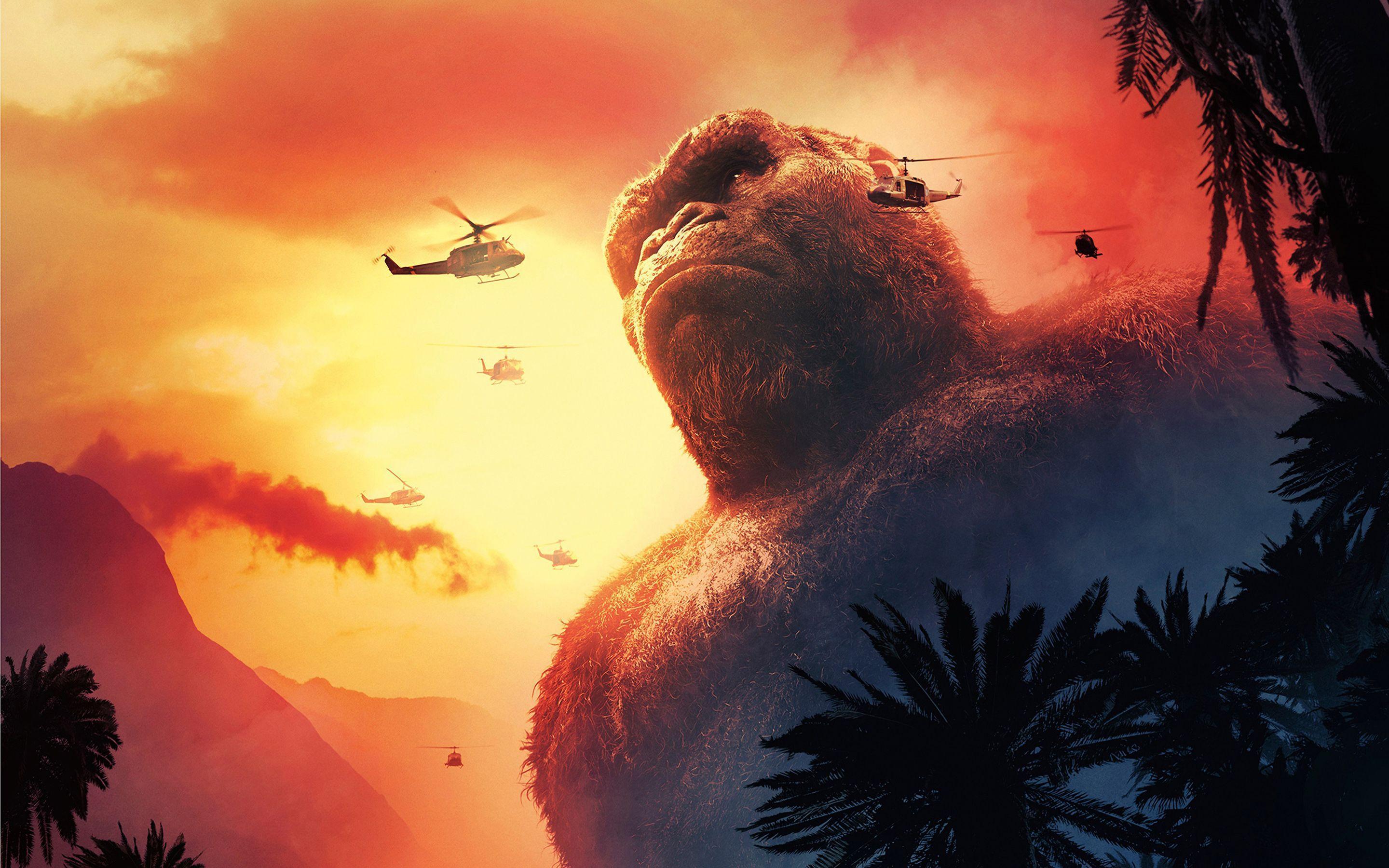 Kong Skull Island 4K 2017 Wallpaper