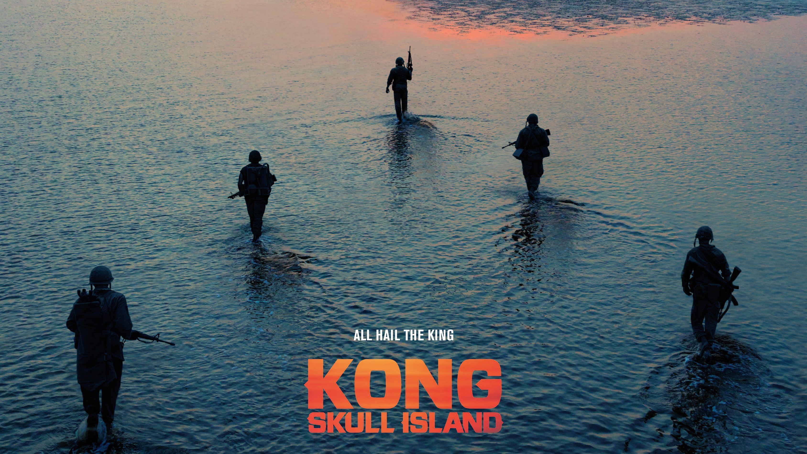 Wallpaper Kong: Skull Island, All Hail The King, HD, Movies