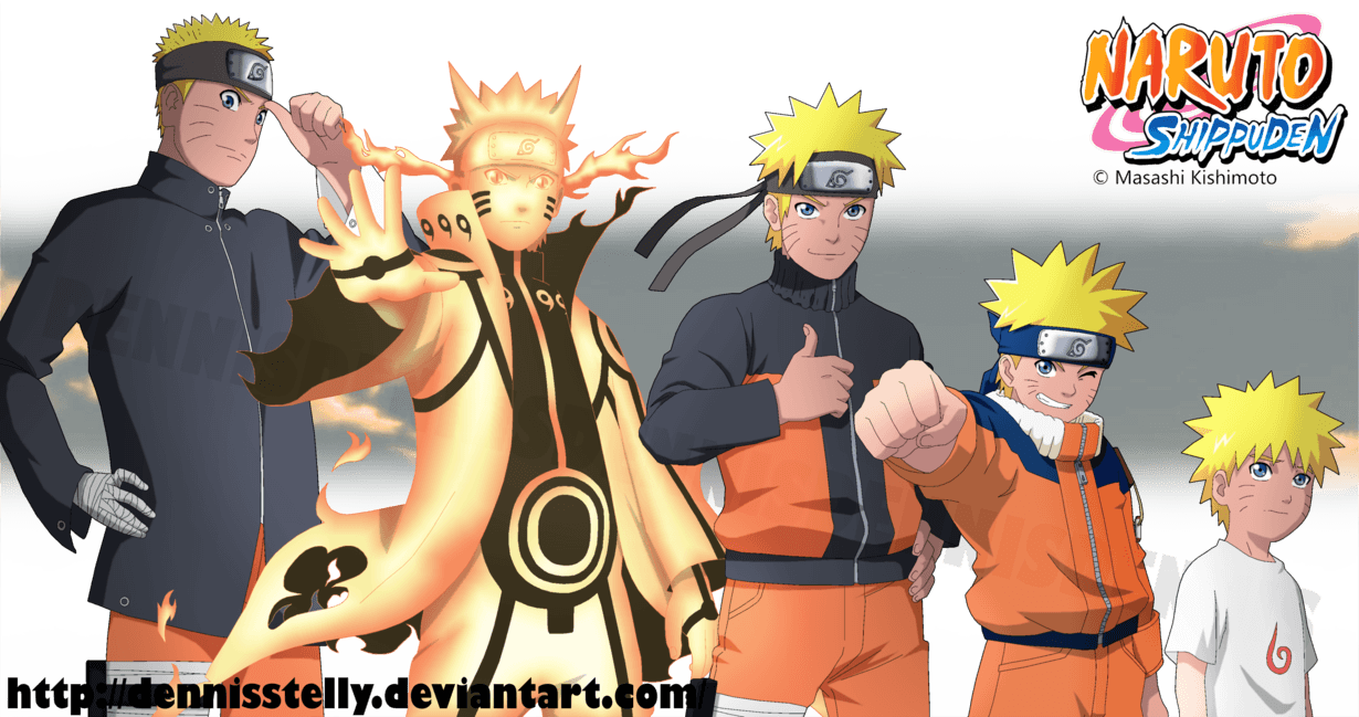 Naruto age progression